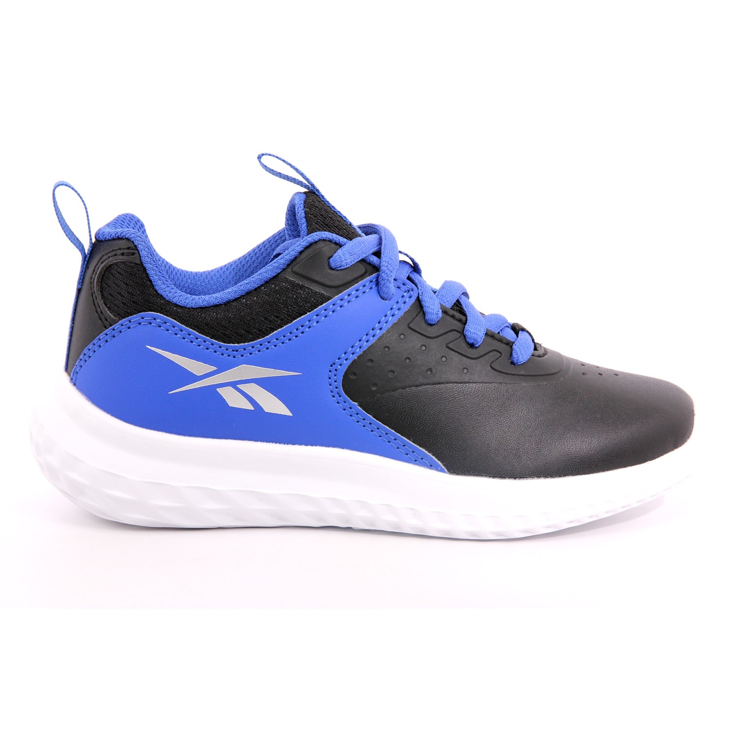 Scarpa Allacciata Reebok Bambino Nero/azzurro Scarpa Allacciata Reebok Bambino Nero/azzurro Scarpe 263 - GV9985