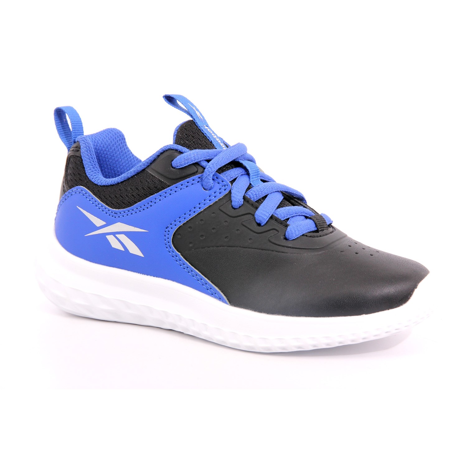 Scarpa Allacciata Reebok Bambino Nero/azzurro Scarpa Allacciata Reebok Bambino Nero/azzurro Scarpe 263 - GV9985