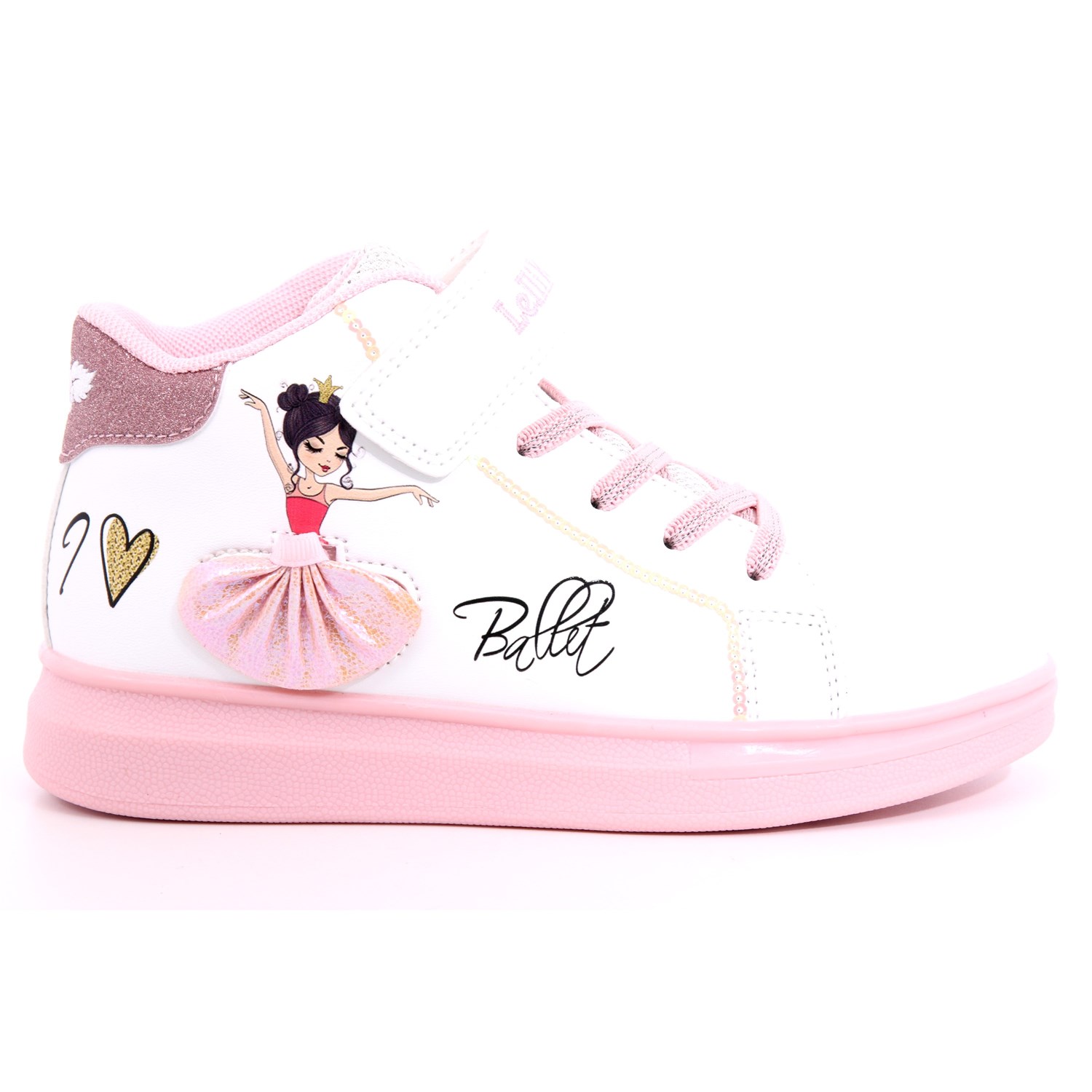 Scarpa Strappi + Elastico Lelli Kelly Bambina Bianco Scarpa Strappi + Elastico Lelli Kelly Bambina Bianco Scarpe 420 - LKAA2282