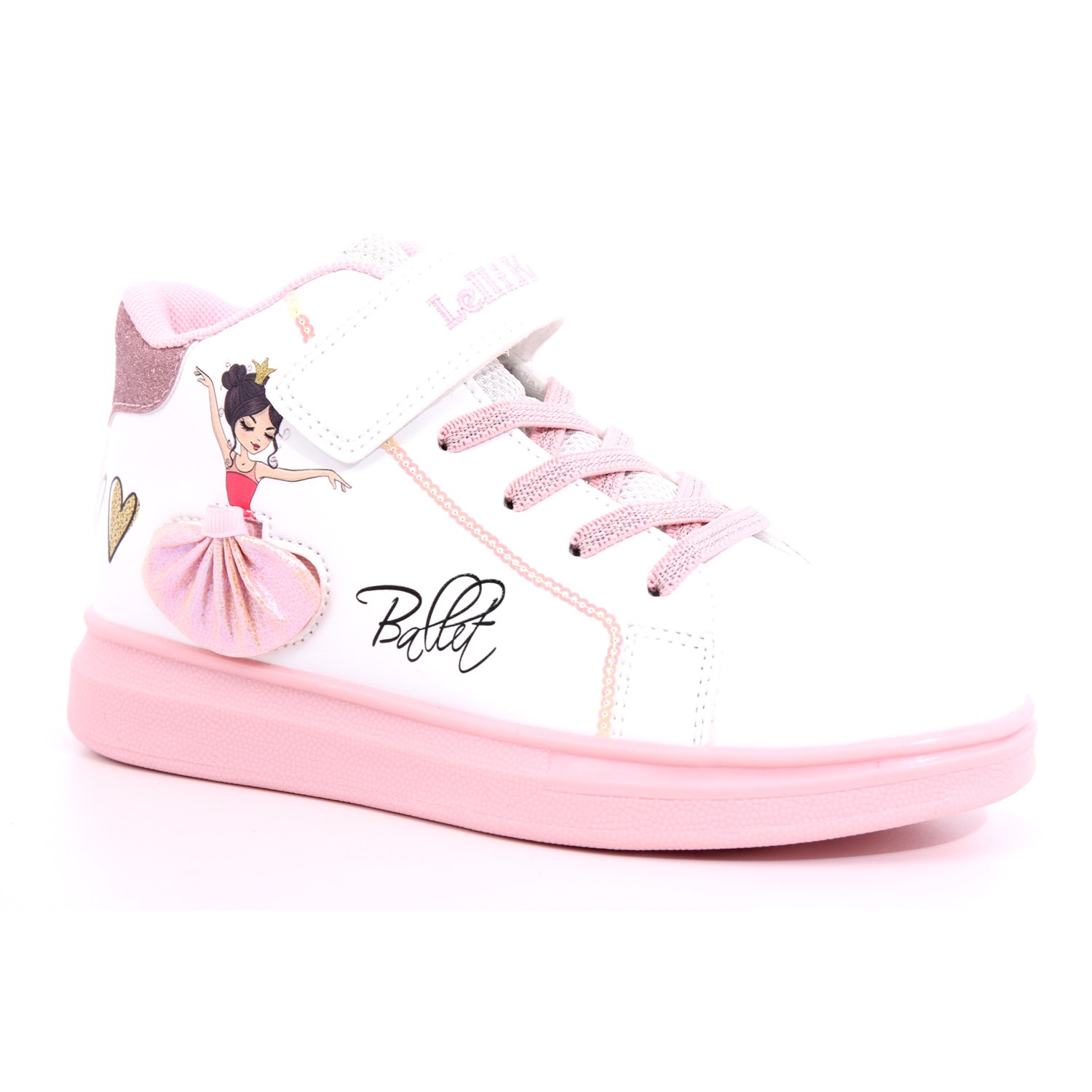 Scarpa Strappi + Elastico Lelli Kelly Bambina Bianco Scarpa Strappi + Elastico Lelli Kelly Bambina Bianco Scarpe 420 - LKAA2282
