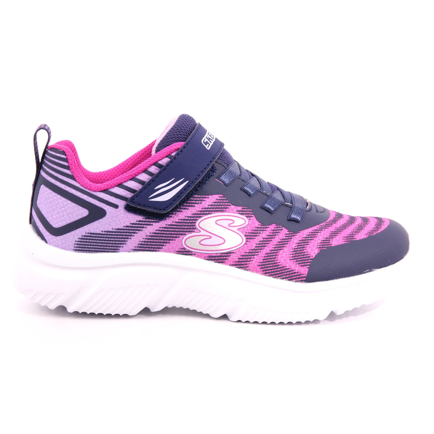 Scarpa Strappi + Elastico Skechers Bambina Lilla Scarpa Strappi + Elastico Skechers Bambina Lilla Scarpe 214 - 302478L