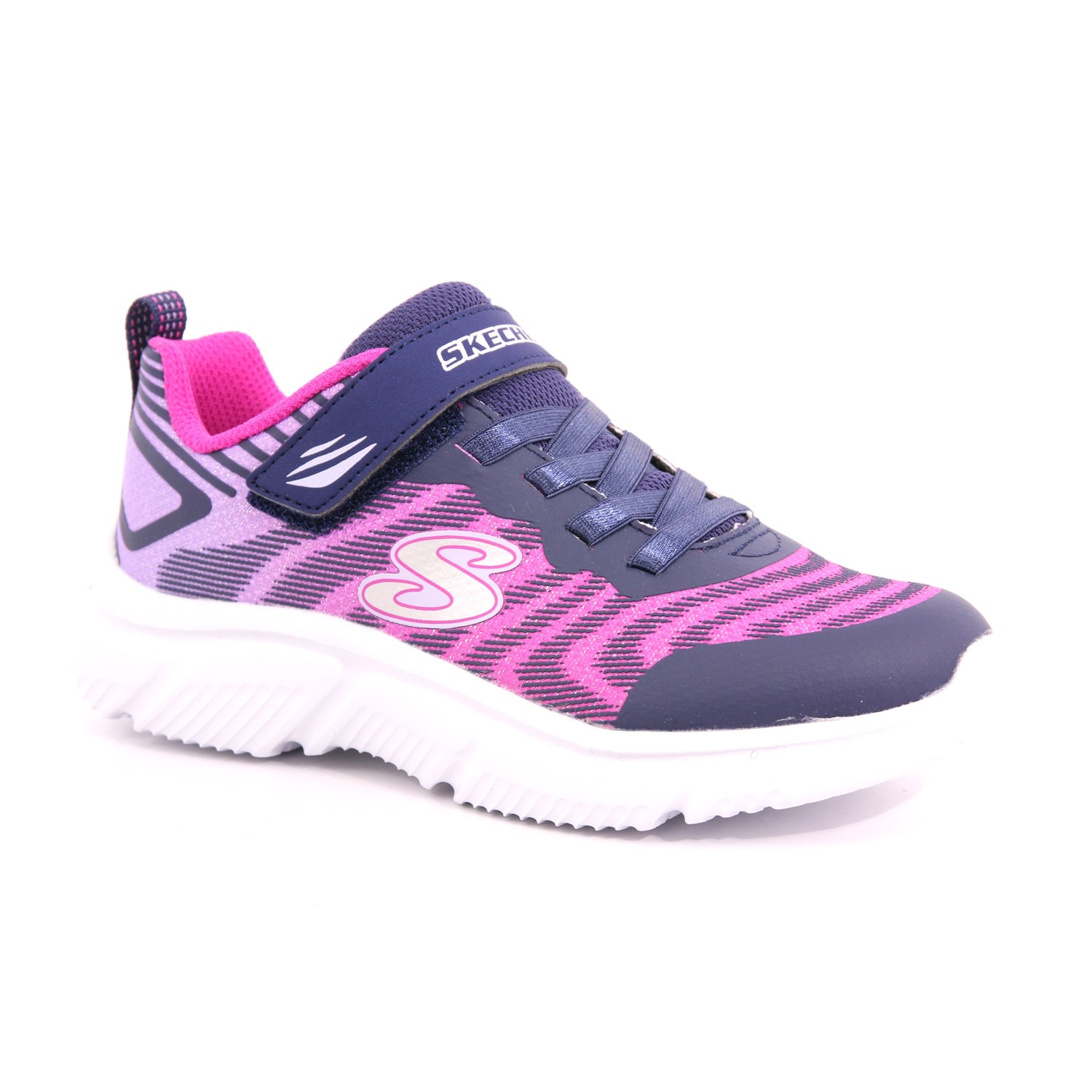 Scarpa Strappi + Elastico Skechers Bambina Lilla Scarpa Strappi + Elastico Skechers Bambina Lilla Scarpe 214 - 302478L
