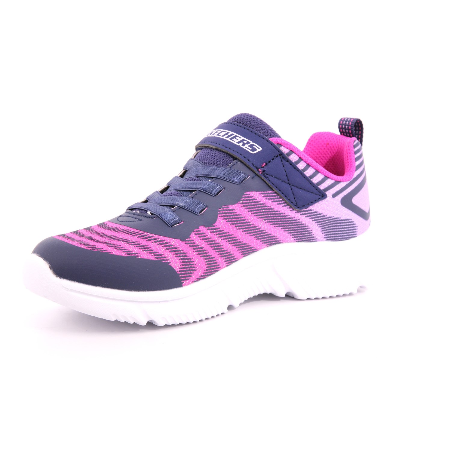 Scarpa Strappi + Elastico Skechers Bambina Lilla Scarpa Strappi + Elastico Skechers Bambina Lilla Scarpe 214 - 302478L