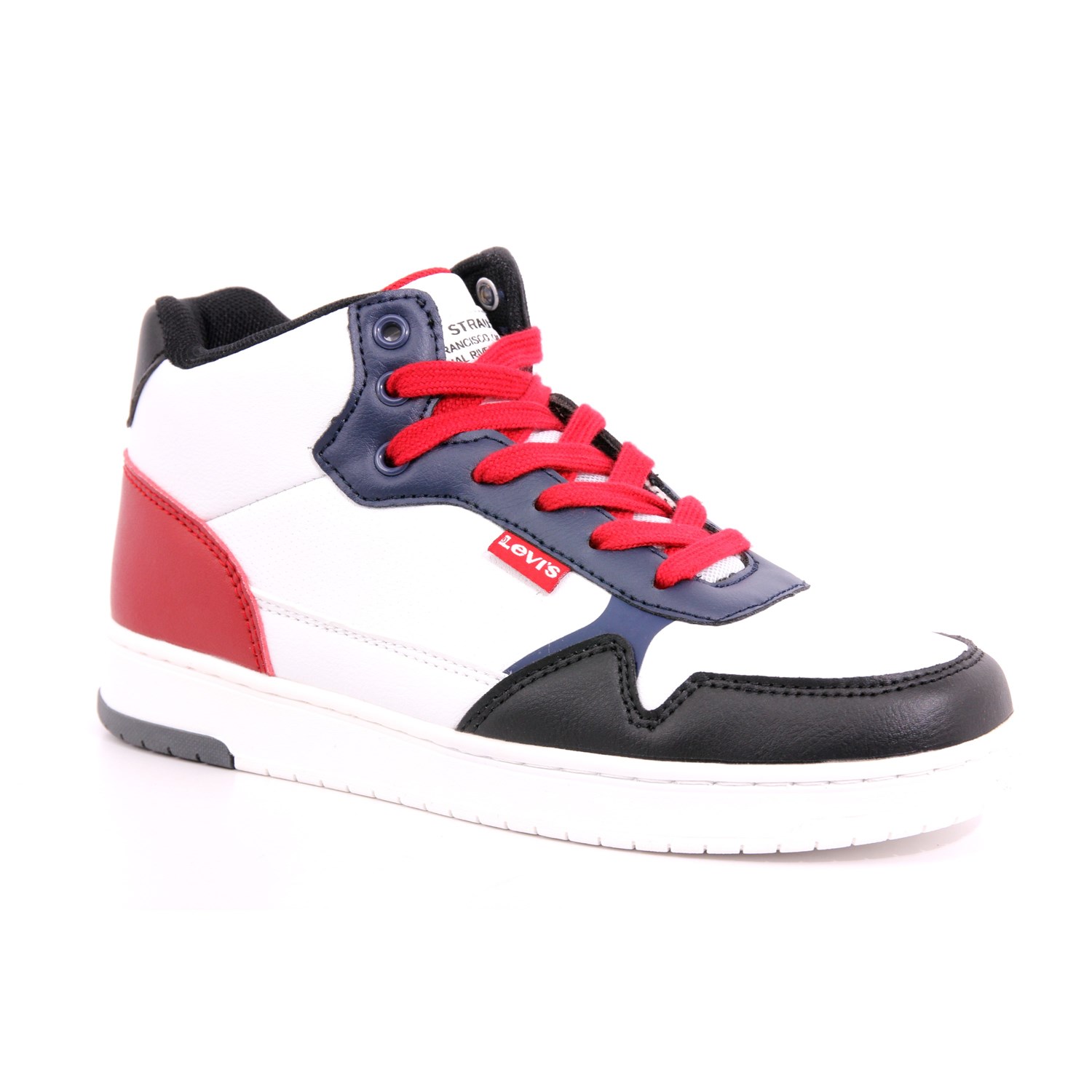 Scarpa Allacciata Levi's Bambino Bianco/rosso Scarpa Allacciata Levi's Bambino Bianco/rosso Scarpe 208 - VIRV