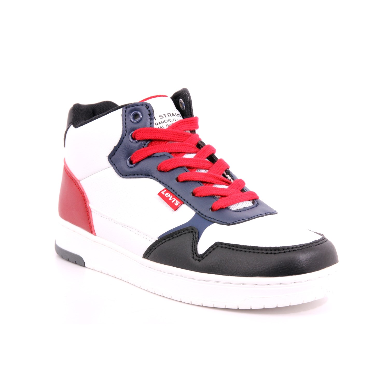 Scarpa Allacciata Levi's Bambino Bianco/rosso Scarpa Allacciata Levi's Bambino Bianco/rosso Scarpe 208 - VIRV