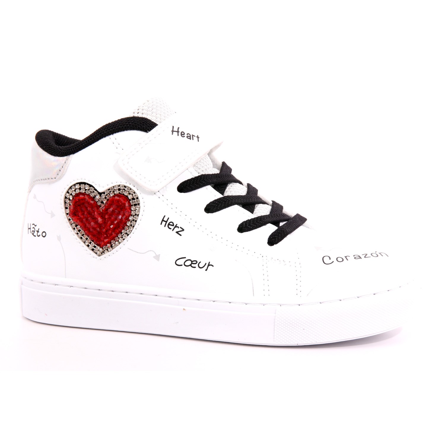 Scarpa Strappi + Elastico Lelli Kelly Bambina Bianco Scarpa Strappi + Elastico Lelli Kelly Bambina Bianco Scarpe 424 - LKAA2255