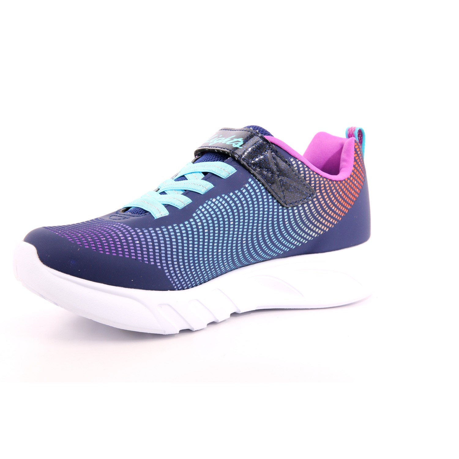 Scarpa Strappi + Elastico Skechers Bambina Blu Scarpa Strappi + Elastico Skechers Bambina Blu Scarpe 216 - 303700L