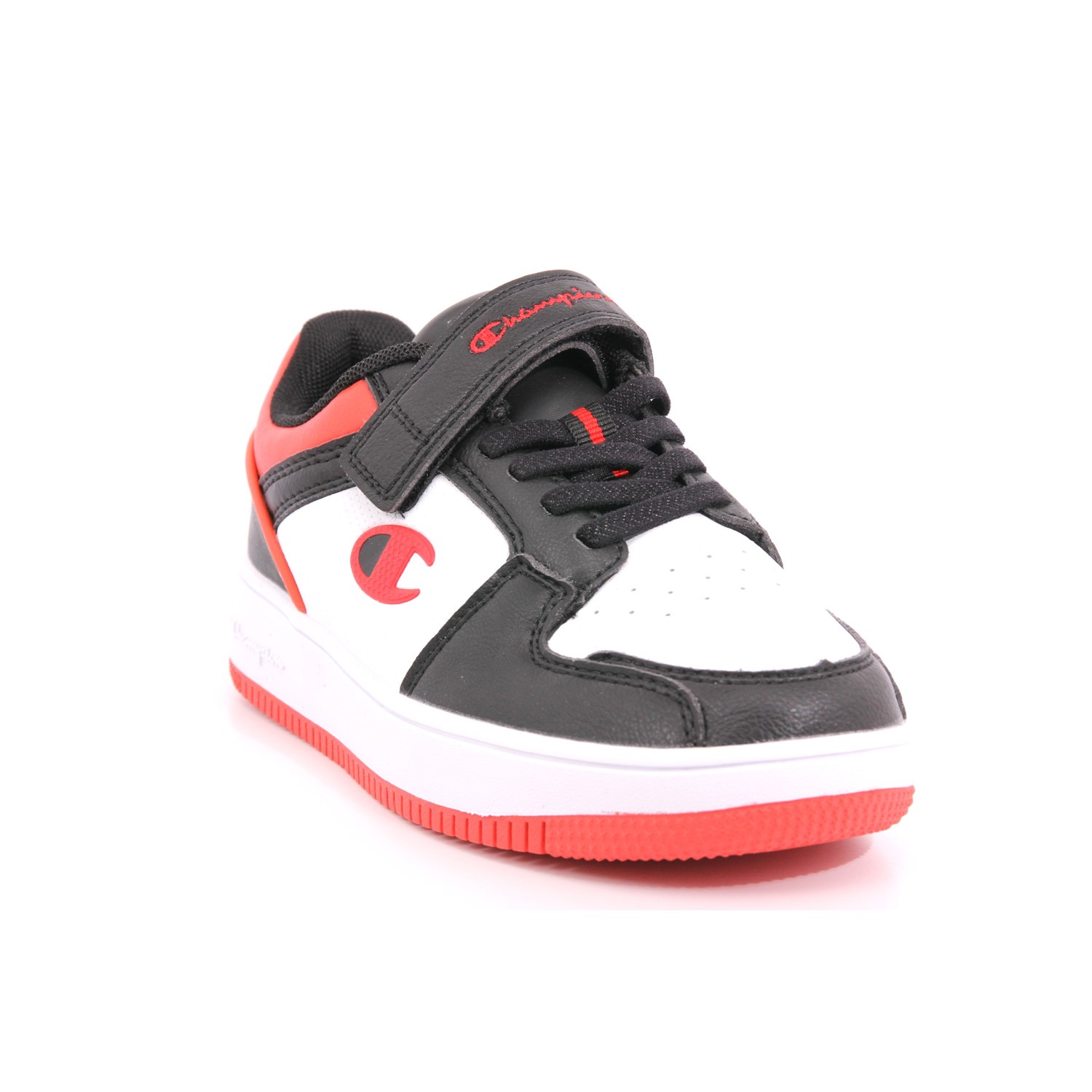 Scarpa Strappi + Elastico Champion Bambino Bianco/nero Scarpa Strappi + Elastico Champion Bambino Bianco/nero Scarpe 890 - S32414