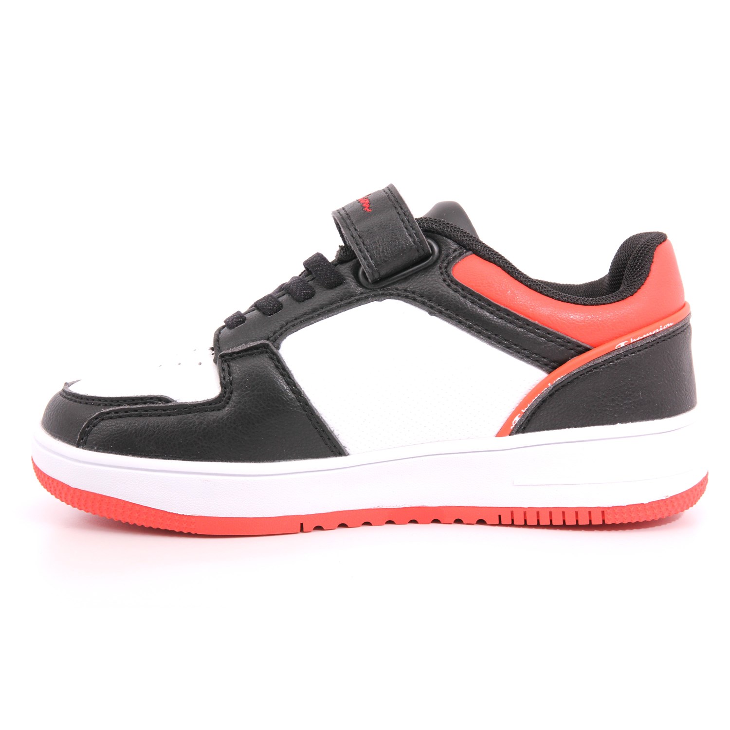 Scarpa Strappi + Elastico Champion Bambino Bianco/nero Scarpa Strappi + Elastico Champion Bambino Bianco/nero Scarpe 890 - S32414