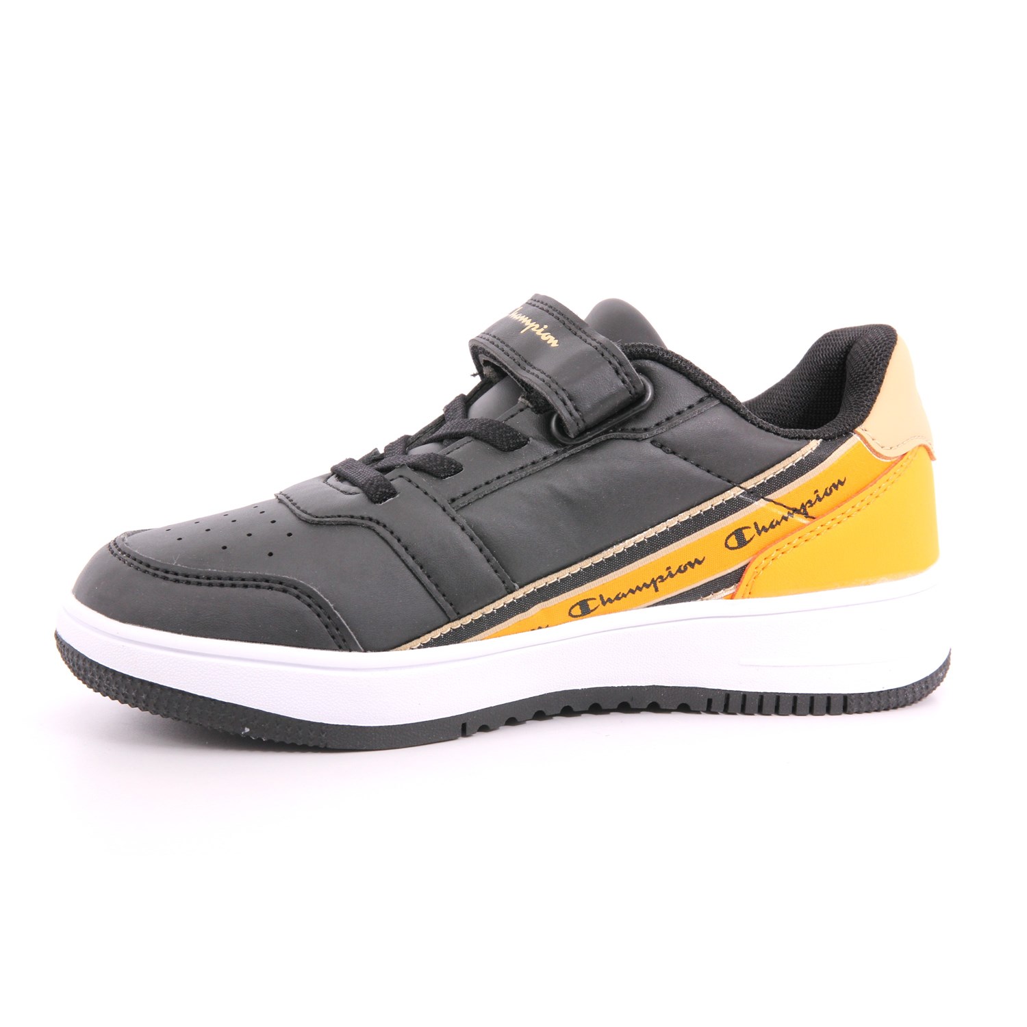 Scarpa Strappi + Elastico Champion Bambino Nero Scarpa Strappi + Elastico Champion Bambino Nero Scarpe 891 - S32428