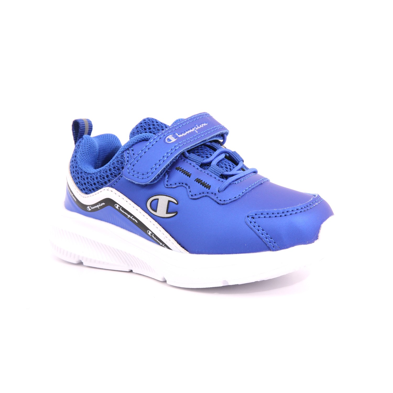 Scarpa Strappi + Elastico Champion Bambino Azzurro Scarpa Strappi + Elastico Champion Bambino Azzurro Scarpe 895 - S32609