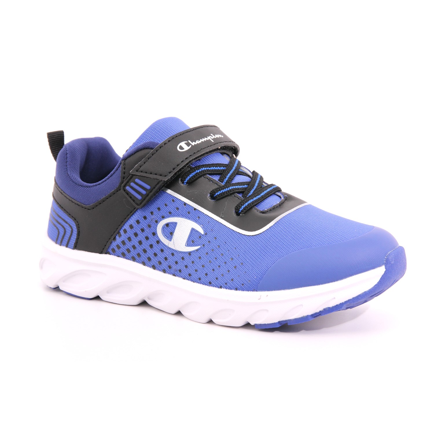 Scarpa Strappi + Elastico Champion Bambino Azzurro Scarpa Strappi + Elastico Champion Bambino Azzurro Scarpe 896 - S32467