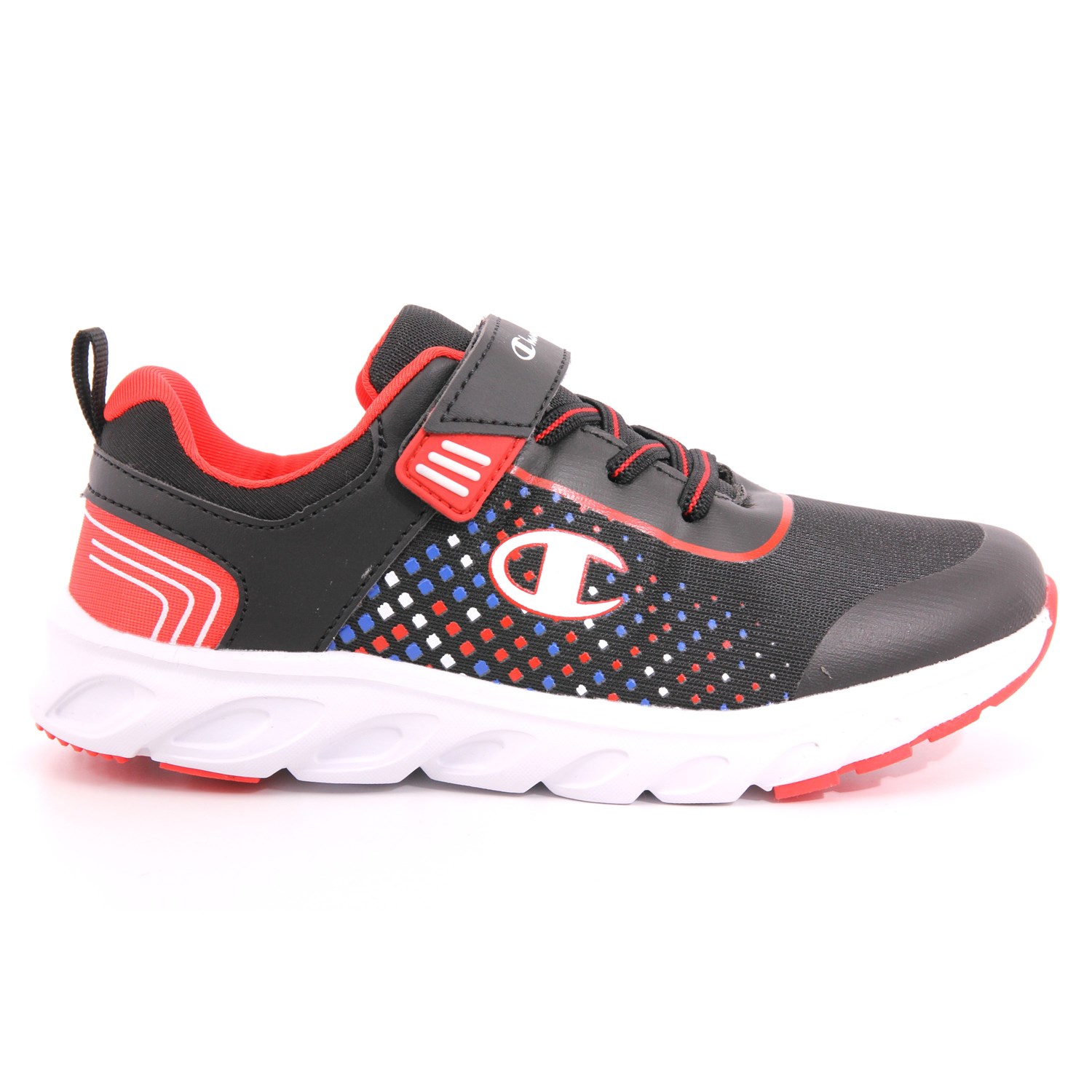 Scarpa Strappi + Elastico Champion Bambino Nero Scarpa Strappi + Elastico Champion Bambino Nero Scarpe 897 - S32467