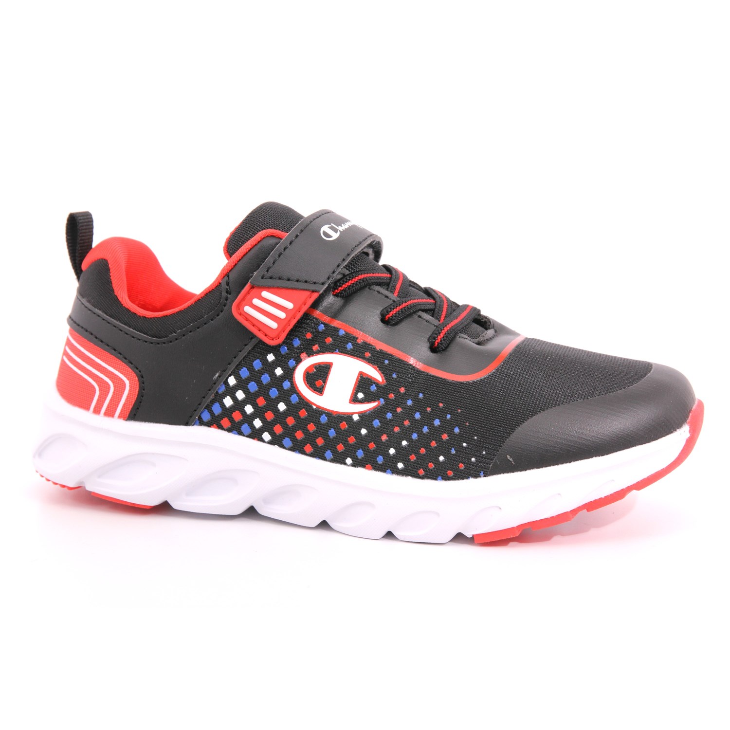 Scarpa Strappi + Elastico Champion Bambino Nero Scarpa Strappi + Elastico Champion Bambino Nero Scarpe 897 - S32467