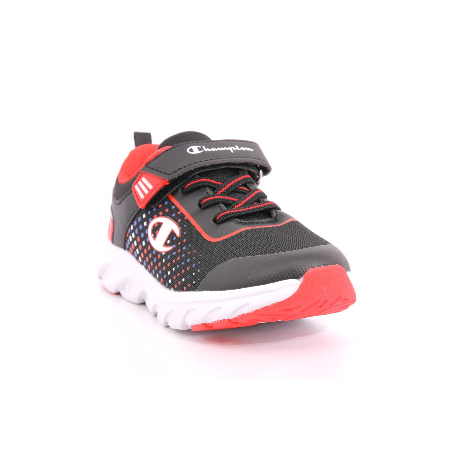Scarpa Strappi + Elastico Champion Bambino Nero Scarpa Strappi + Elastico Champion Bambino Nero Scarpe 898 - S32466