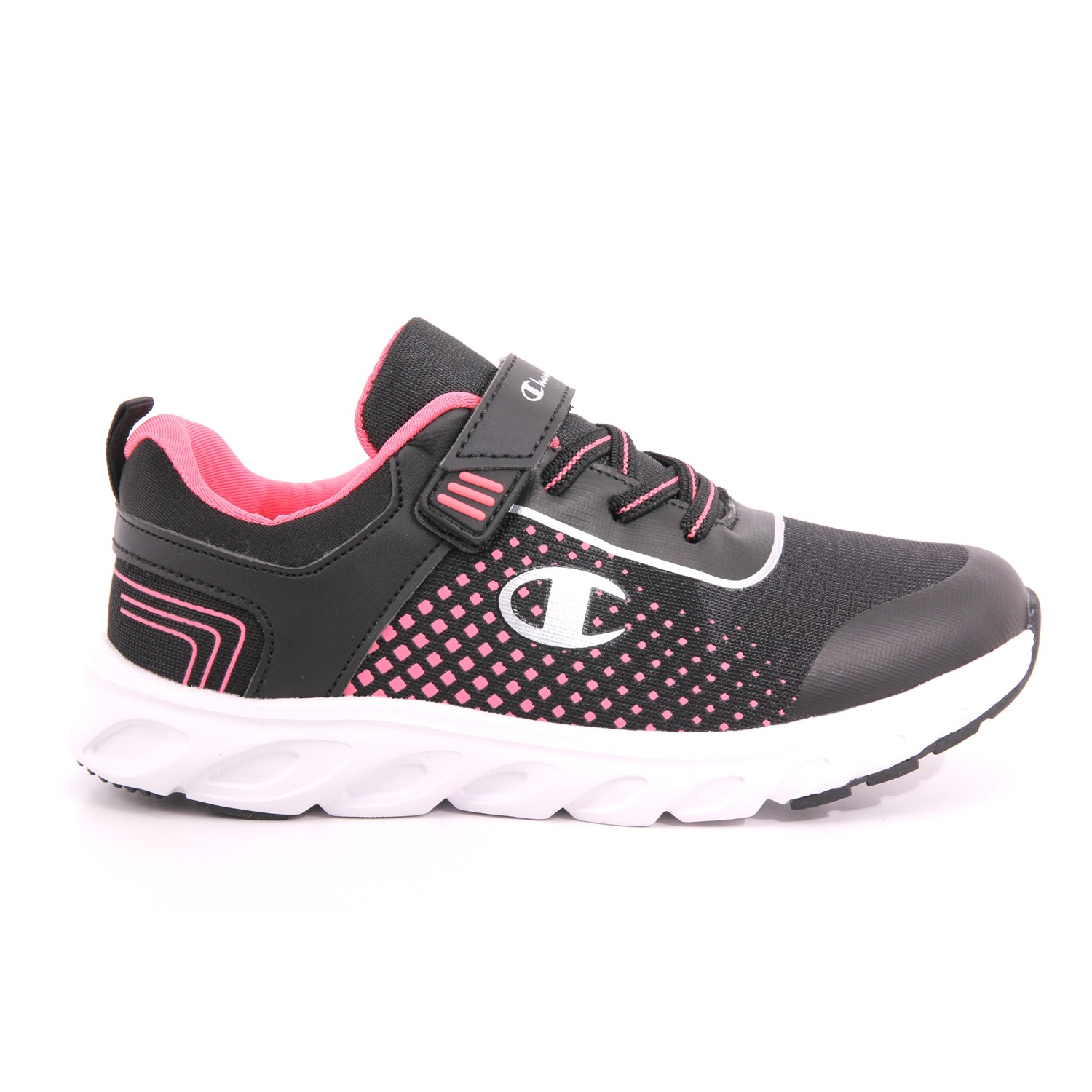 Scarpa Strappi + Elastico Champion Bambina Nero Scarpa Strappi + Elastico Champion Bambina Nero Scarpe 901 - S32556