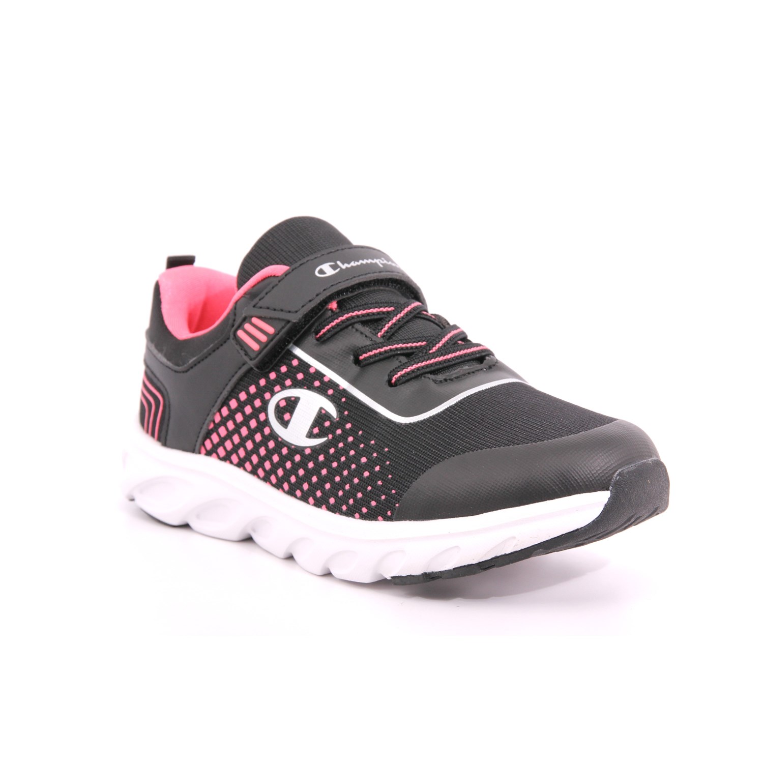 Scarpa Strappi + Elastico Champion Bambina Nero Scarpa Strappi + Elastico Champion Bambina Nero Scarpe 901 - S32556