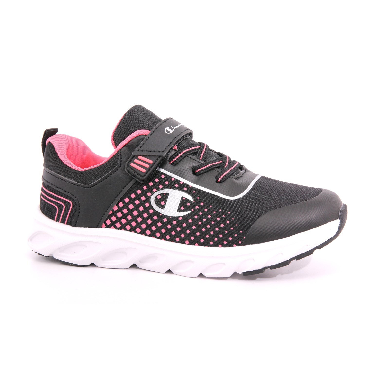 Scarpa Strappi + Elastico Champion Bambina Nero Scarpa Strappi + Elastico Champion Bambina Nero Scarpe 901 - S32556
