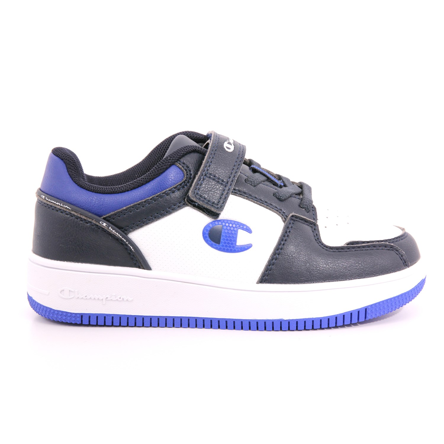 Scarpa Strappi + Elastico Champion Bambino Bianco / Blu Scarpa Strappi + Elastico Champion Bambino Bianco / Blu Scarpe 905 - S32414