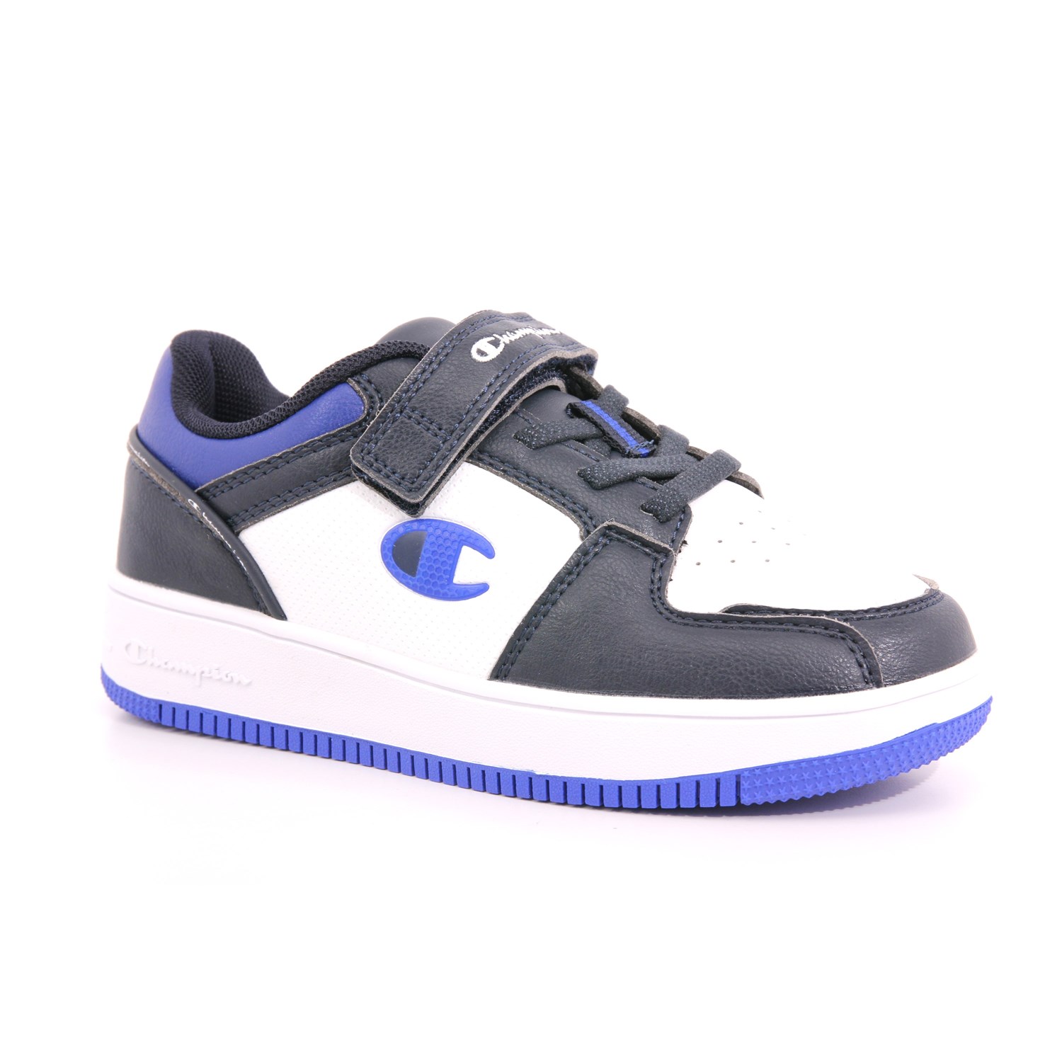 Scarpa Strappi + Elastico Champion Bambino Bianco / Blu Scarpa Strappi + Elastico Champion Bambino Bianco / Blu Scarpe 905 - S32414
