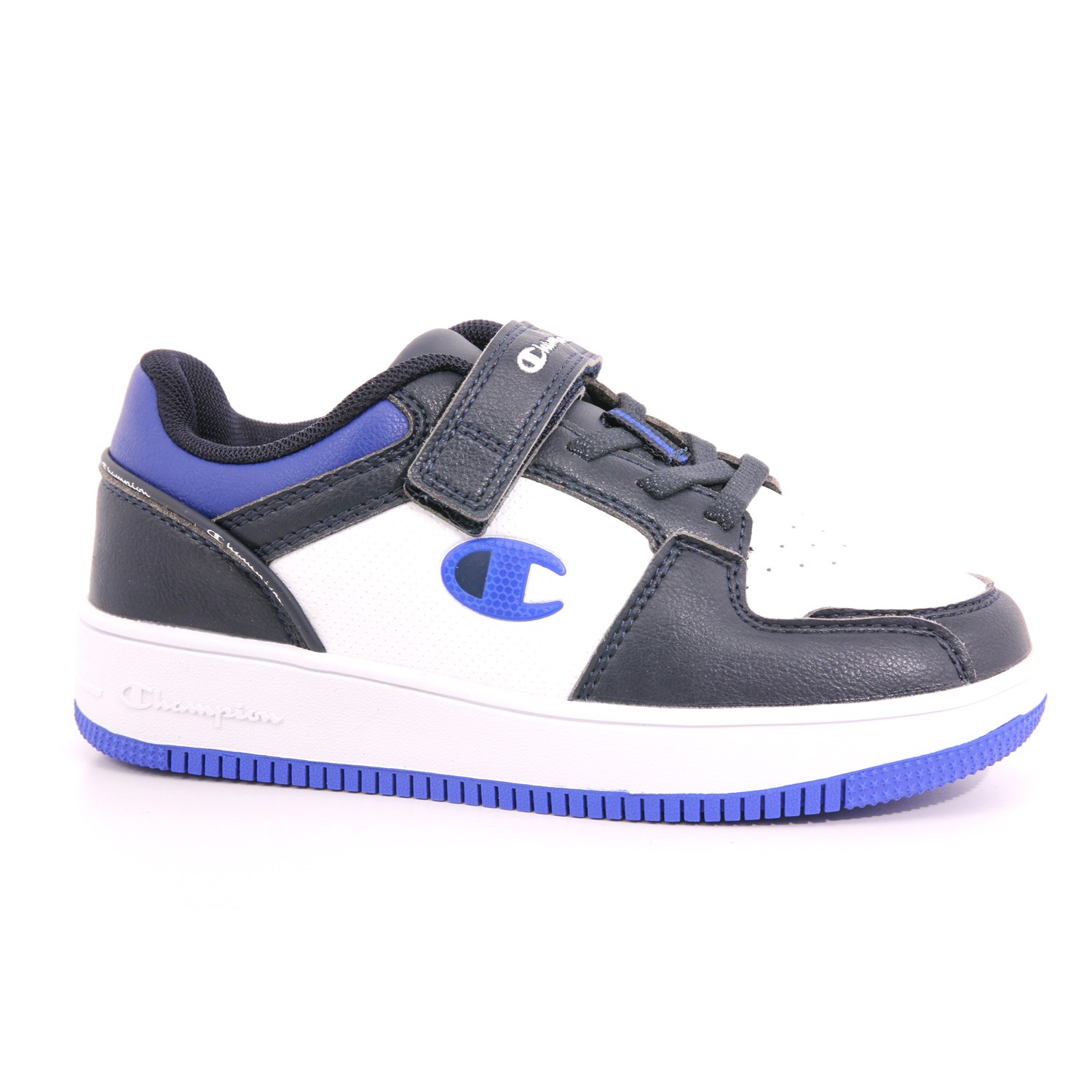Scarpa Strappi + Elastico Champion Bambino Bianco / Blu Scarpa Strappi + Elastico Champion Bambino Bianco / Blu Scarpe 905 - S32414