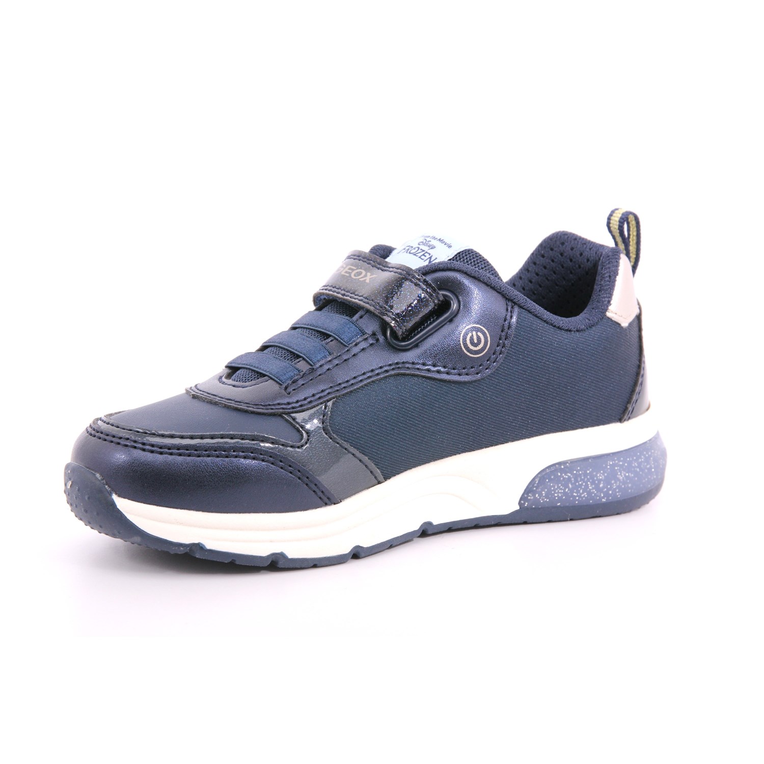 Scarpa Strappi + Elastico Geox Bambina Blu Scarpa Strappi + Elastico Geox Bambina Blu Scarpe 464 - J268VD