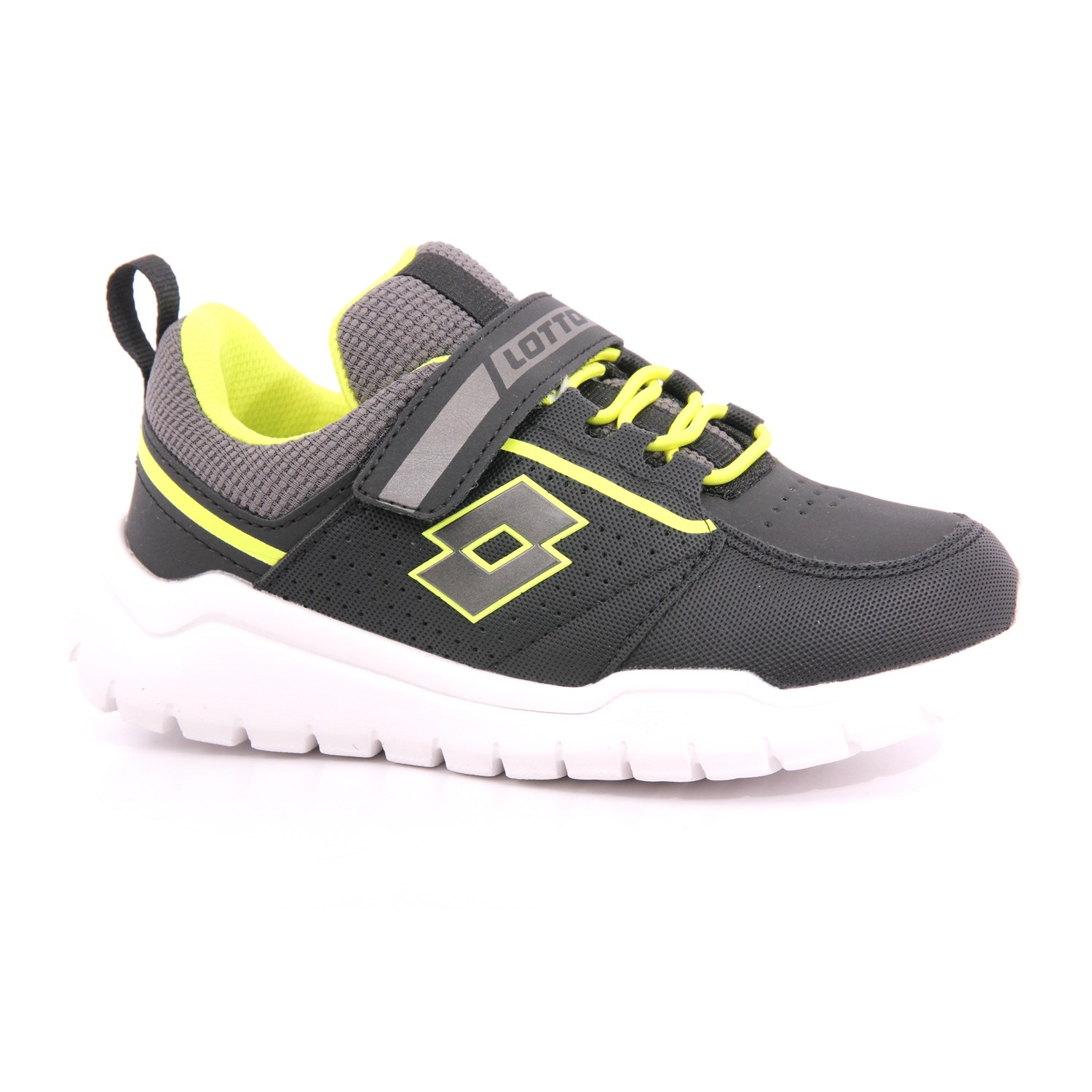 Scarpa Strappi + Elastico Lotto Bambino Nero Scarpa Strappi + Elastico Lotto Bambino Nero Scarpe 209 - 218185