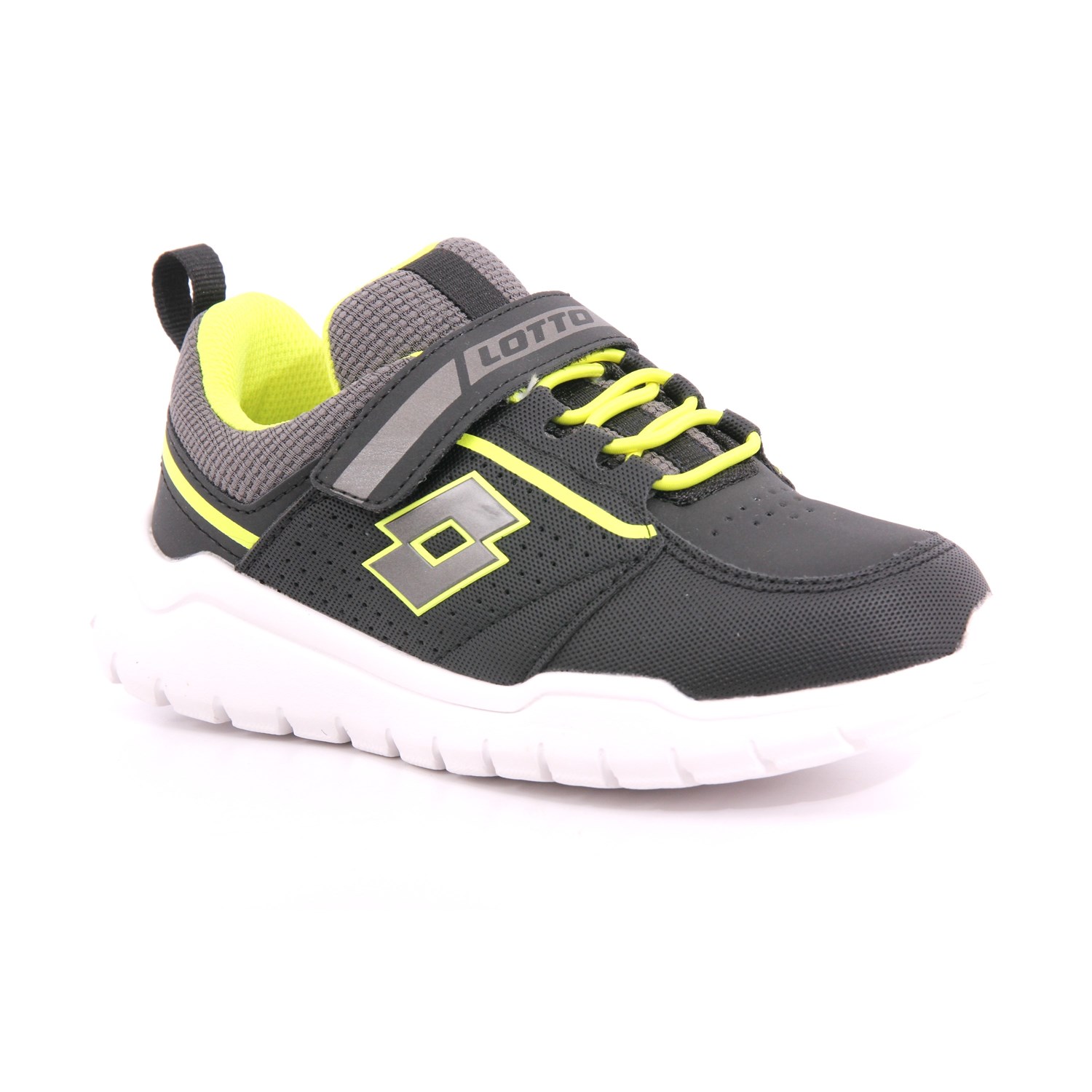 Scarpa Strappi + Elastico Lotto Bambino Nero Scarpa Strappi + Elastico Lotto Bambino Nero Scarpe 209 - 218185