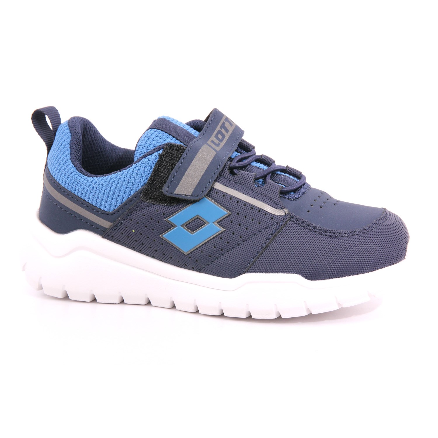 Scarpa Strappi + Elastico Lotto Bambino Blu Scarpa Strappi + Elastico Lotto Bambino Blu Scarpe 210 - 218185