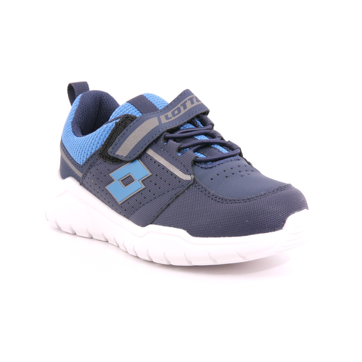 Scarpa Strappi + Elastico Lotto Bambino Blu Scarpa Strappi + Elastico Lotto Bambino Blu Scarpe 210 - 218185