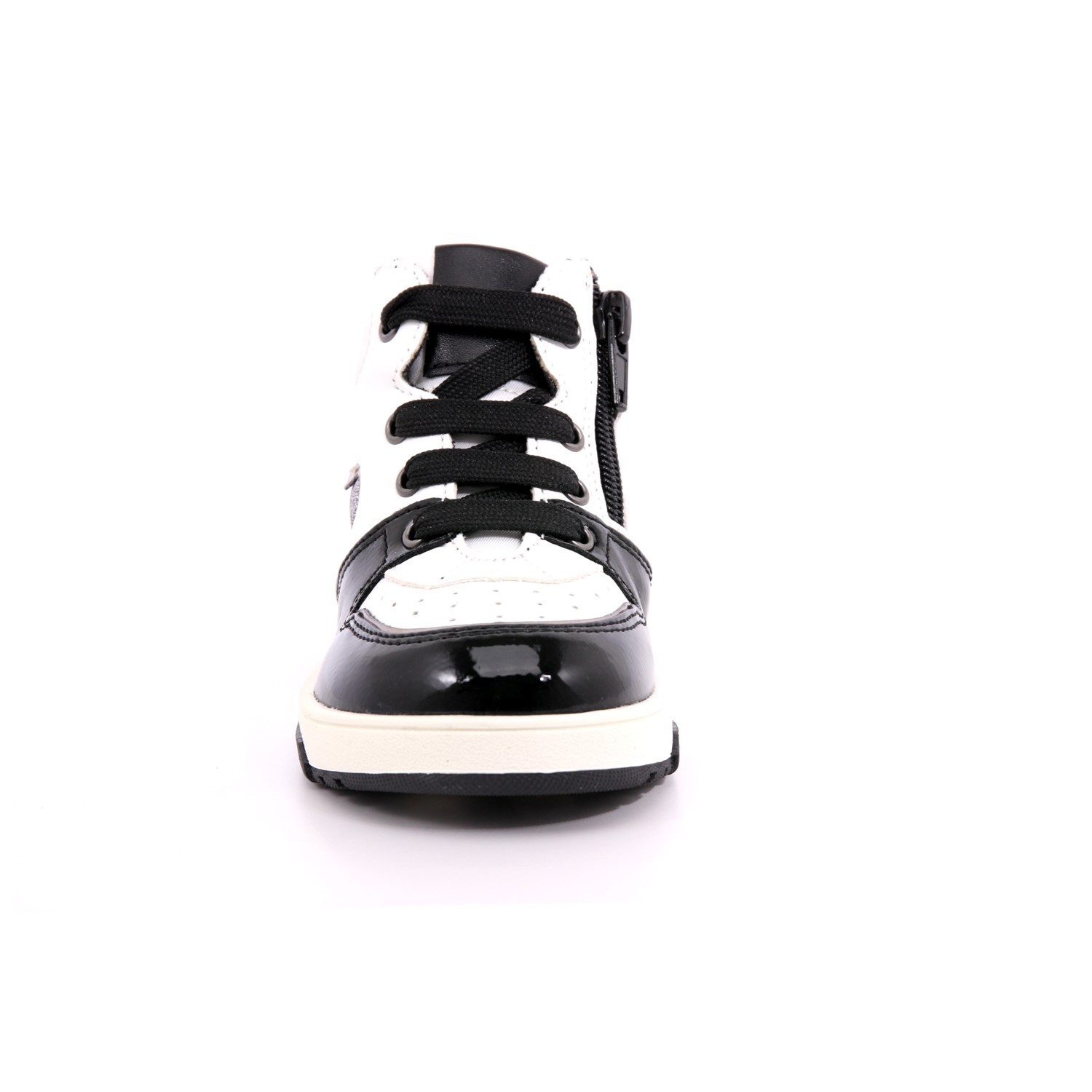 Scarpa Allacciata Asso Bambina Bianco/nero Scarpa Allacciata Asso Bambina Bianco/nero Scarpe 515 - AG14341A