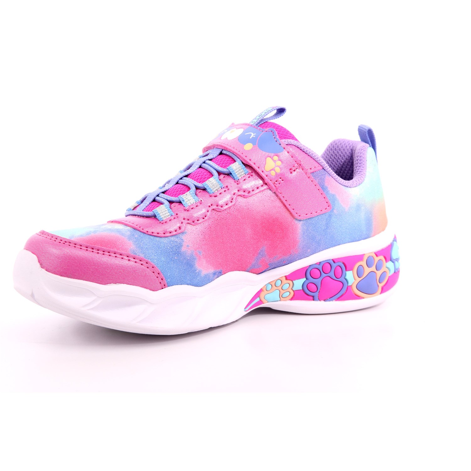 Scarpa Strappi + Elastico Skechers Bambina Fuxia Scarpa Strappi + Elastico Skechers Bambina Fuxia Scarpe 218 - 300100L