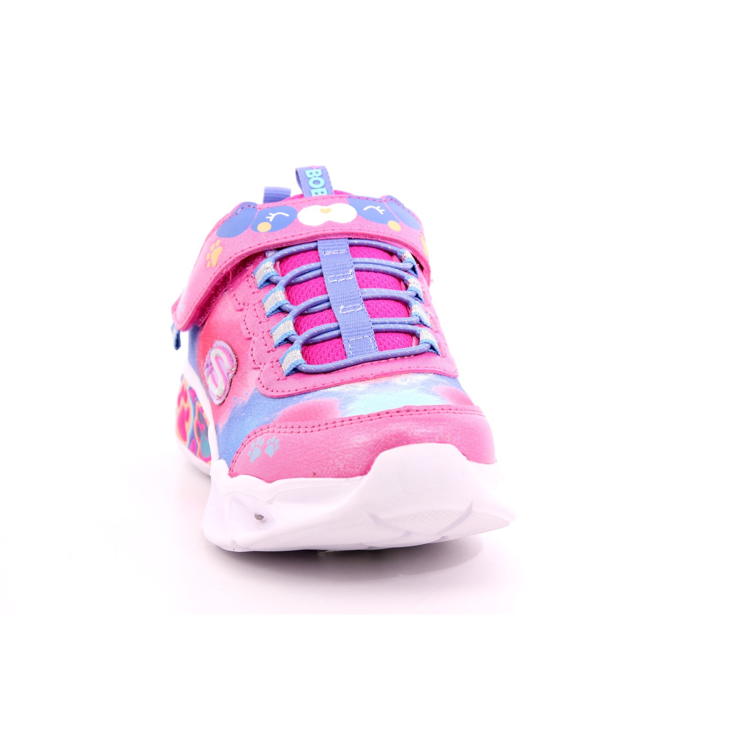 Scarpa Strappi + Elastico Skechers Bambina Fuxia Scarpa Strappi + Elastico Skechers Bambina Fuxia Scarpe 218 - 300100L