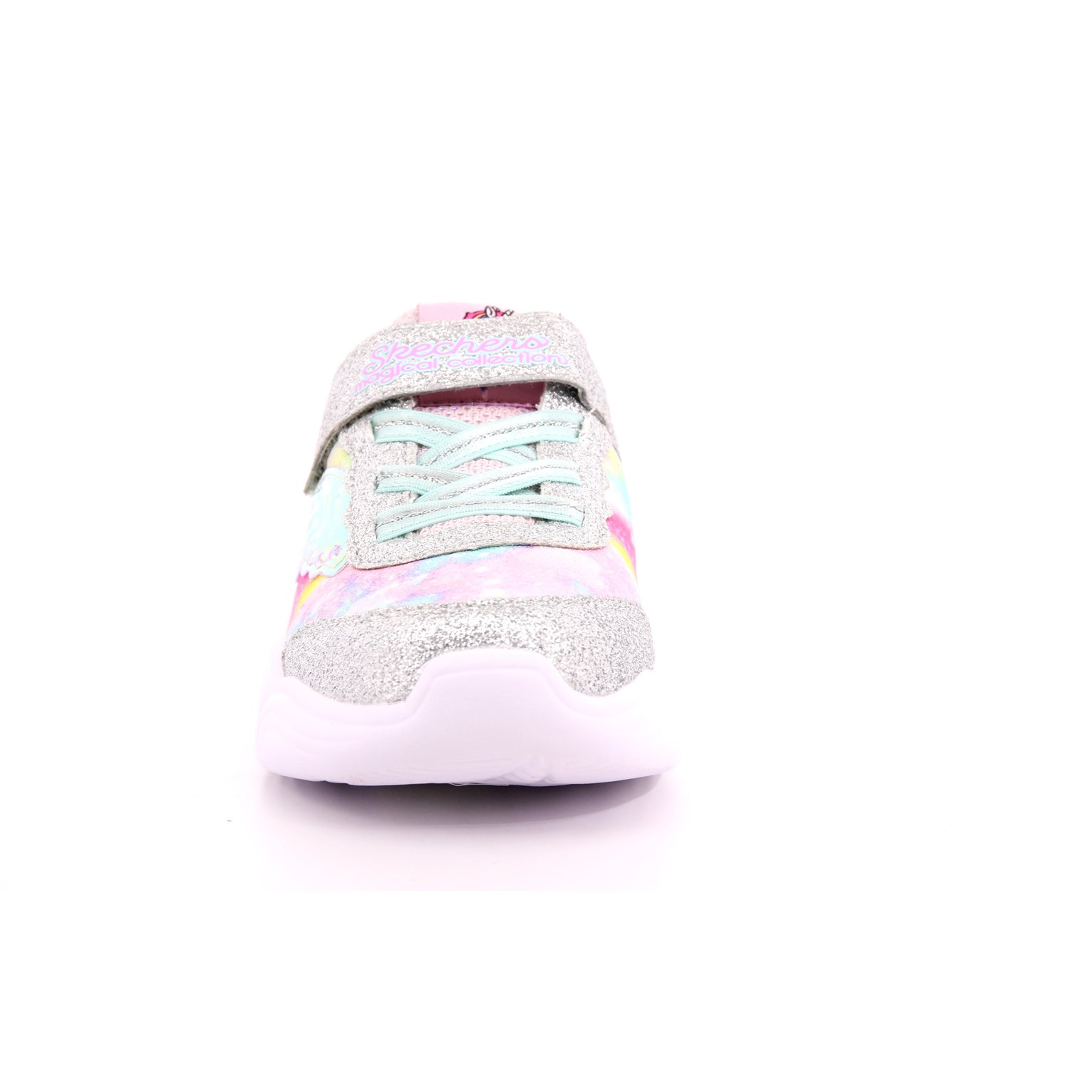 Scarpa Strappi + Elastico Skechers Bambina Argento Scarpa Strappi + Elastico Skechers Bambina Argento Scarpe 219 - 302765N