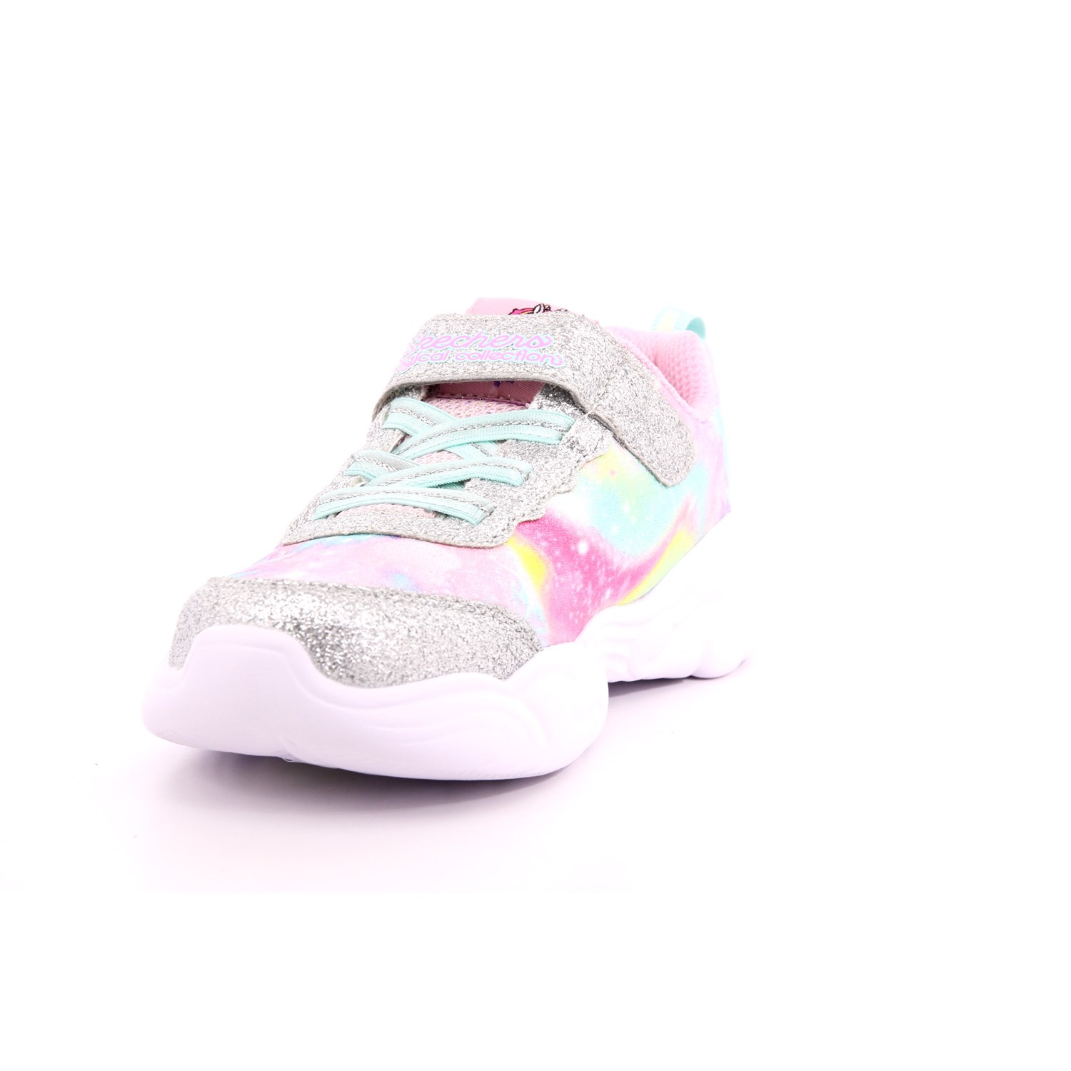 Scarpa Strappi + Elastico Skechers Bambina Argento Scarpa Strappi + Elastico Skechers Bambina Argento Scarpe 219 - 302765N