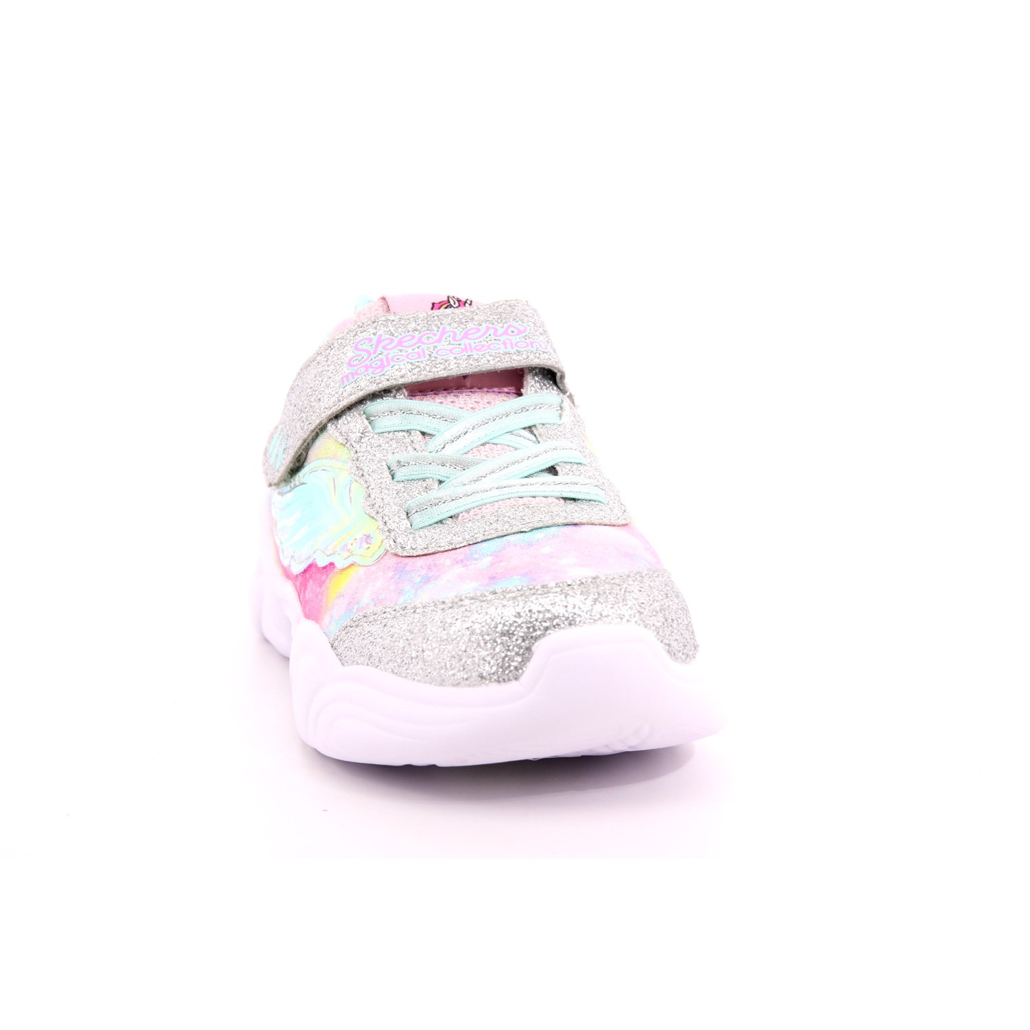 Scarpa Strappi + Elastico Skechers Bambina Argento Scarpa Strappi + Elastico Skechers Bambina Argento Scarpe 219 - 302765N