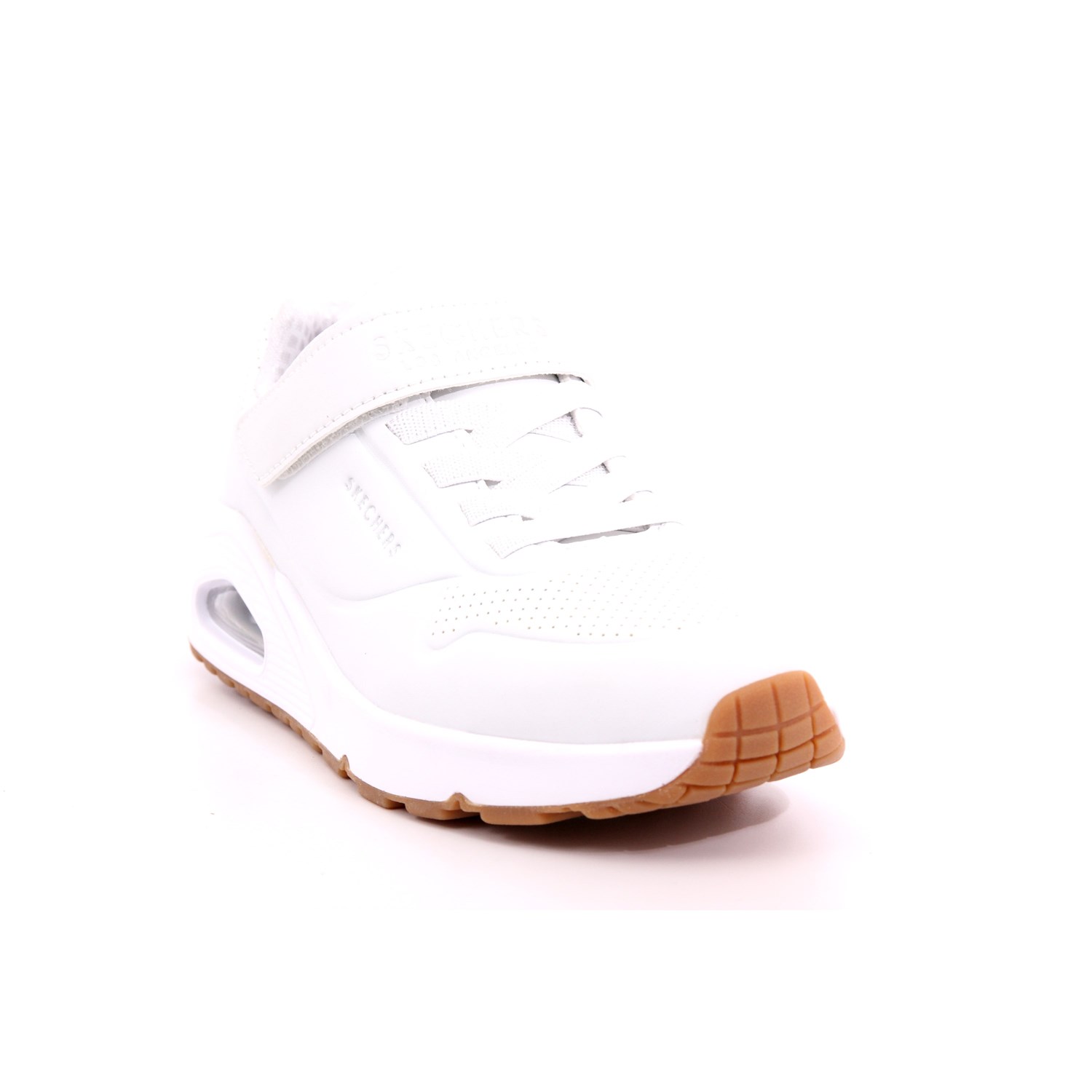 Scarpa Strappi + Elastico Skechers Bambino Bianco Scarpa Strappi + Elastico Skechers Bambino Bianco Scarpe 223 - 403673L
