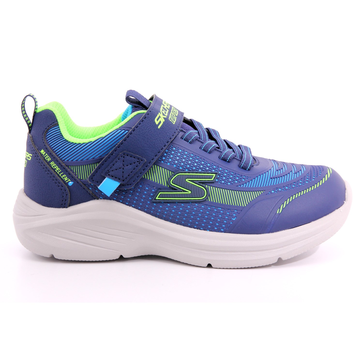 Scarpa Strappi + Elastico Skechers Bambino Azzurro Scarpa Strappi + Elastico Skechers Bambino Azzurro Scarpe 224 - 403861L