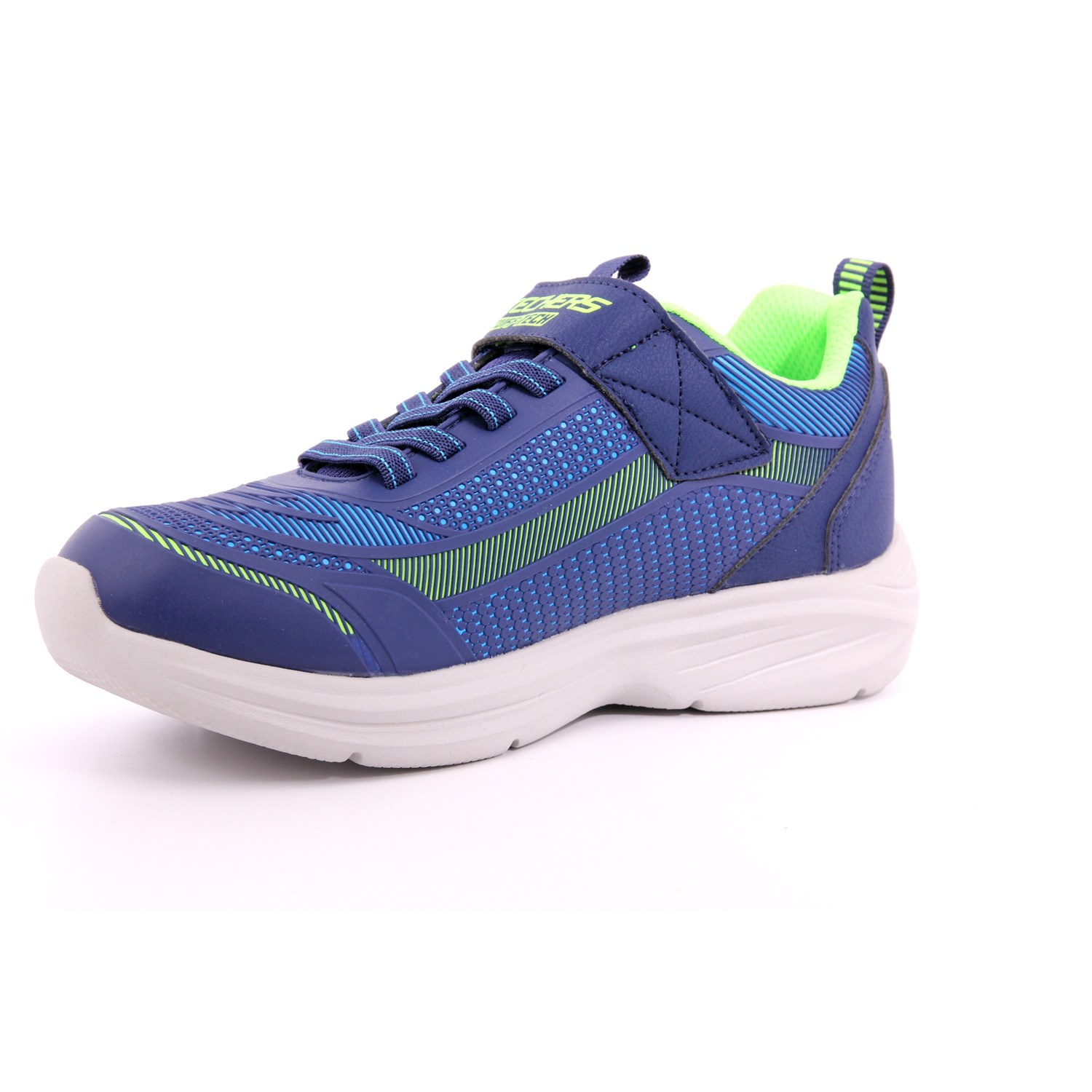 Scarpa Strappi + Elastico Skechers Bambino Azzurro Scarpa Strappi + Elastico Skechers Bambino Azzurro Scarpe 224 - 403861L
