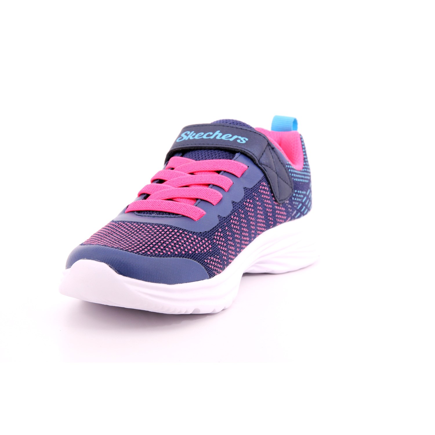 Scarpa Strappi + Elastico Skechers Bambina Azzurro Scarpa Strappi + Elastico Skechers Bambina Azzurro Scarpe 225 - 302448L