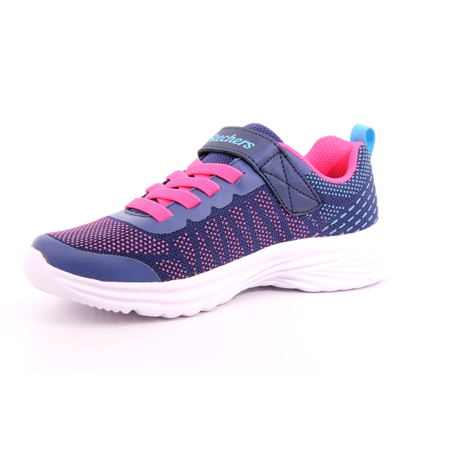 Scarpa Strappi + Elastico Skechers Bambina Azzurro Scarpa Strappi + Elastico Skechers Bambina Azzurro Scarpe 225 - 302448L