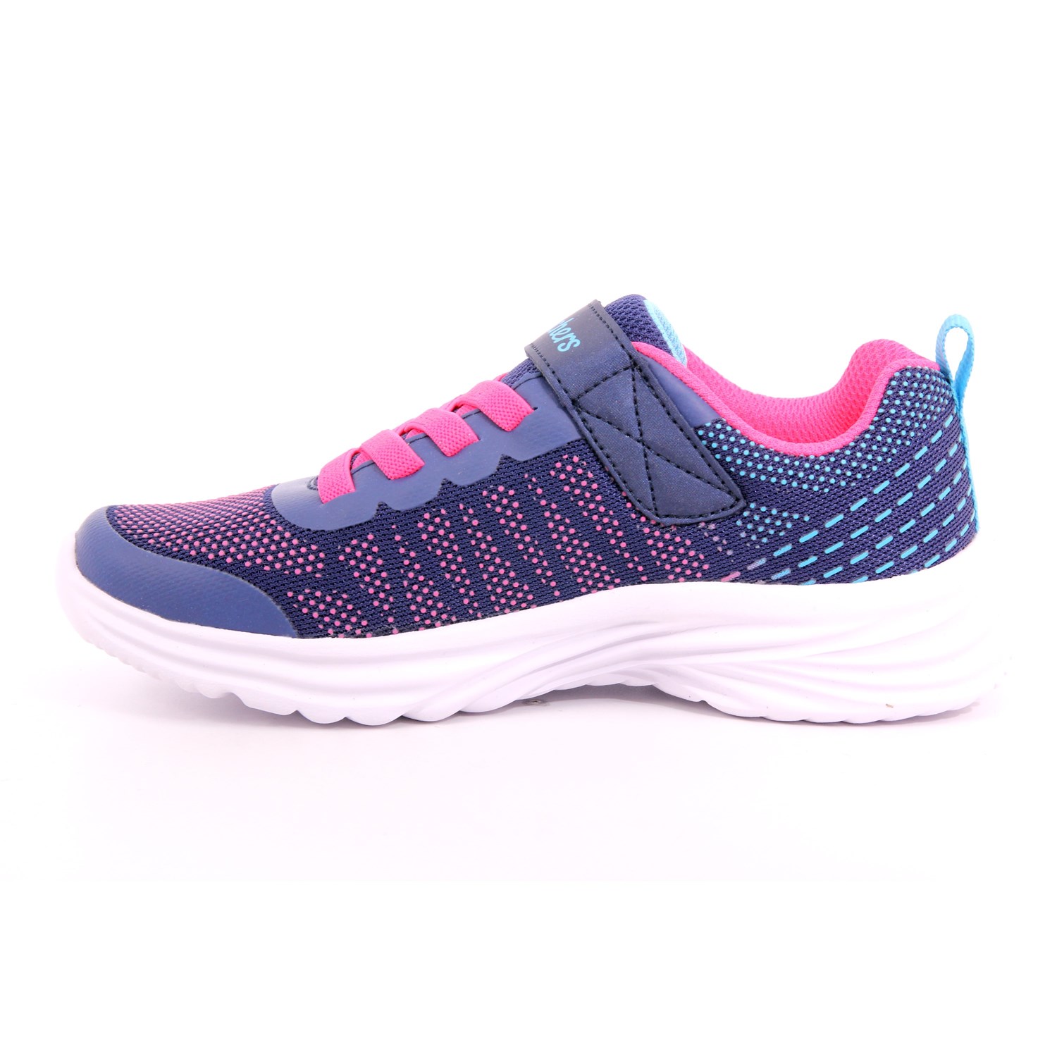 Scarpa Strappi + Elastico Skechers Bambina Azzurro Scarpa Strappi + Elastico Skechers Bambina Azzurro Scarpe 225 - 302448L