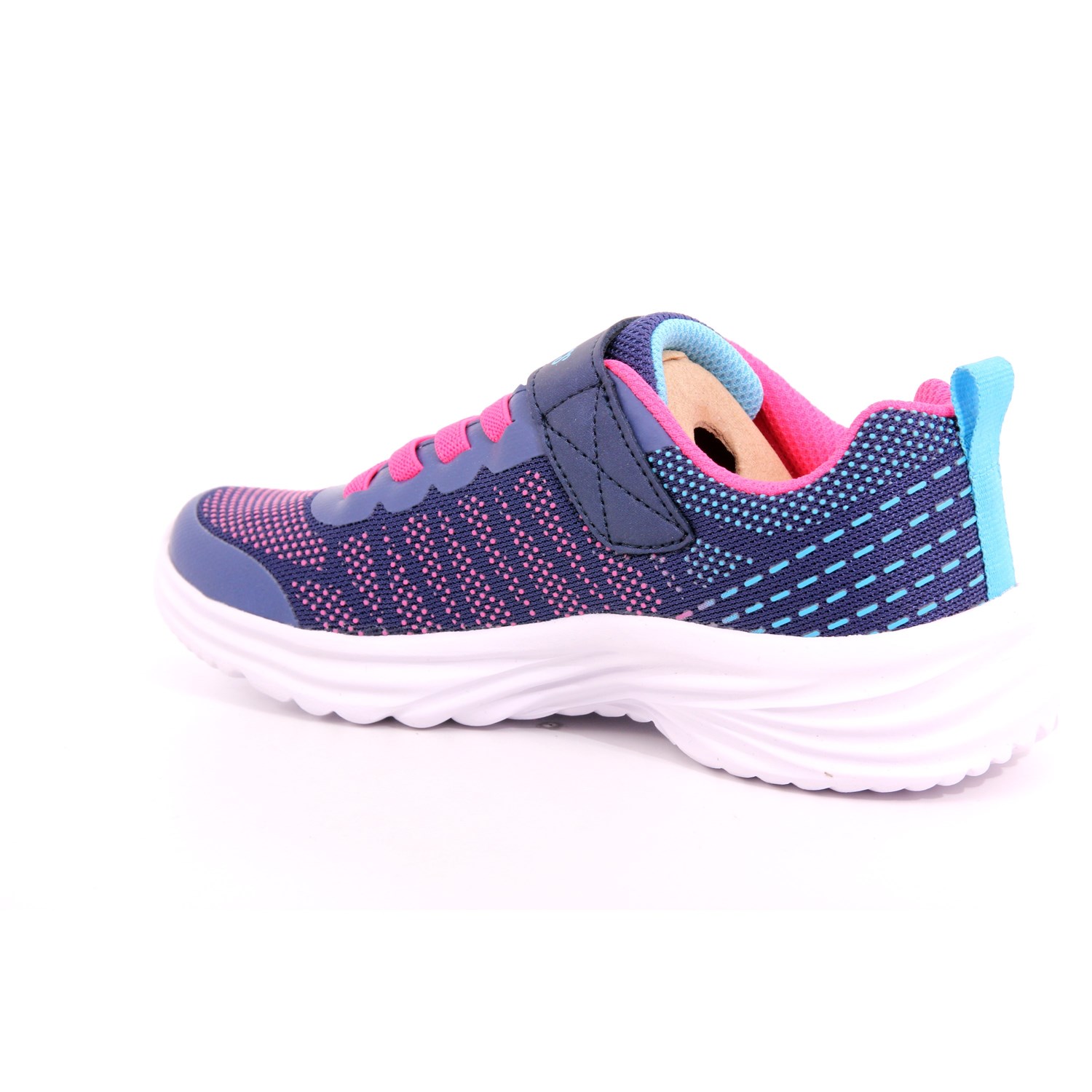 Scarpa Strappi + Elastico Skechers Bambina Azzurro Scarpa Strappi + Elastico Skechers Bambina Azzurro Scarpe 225 - 302448L