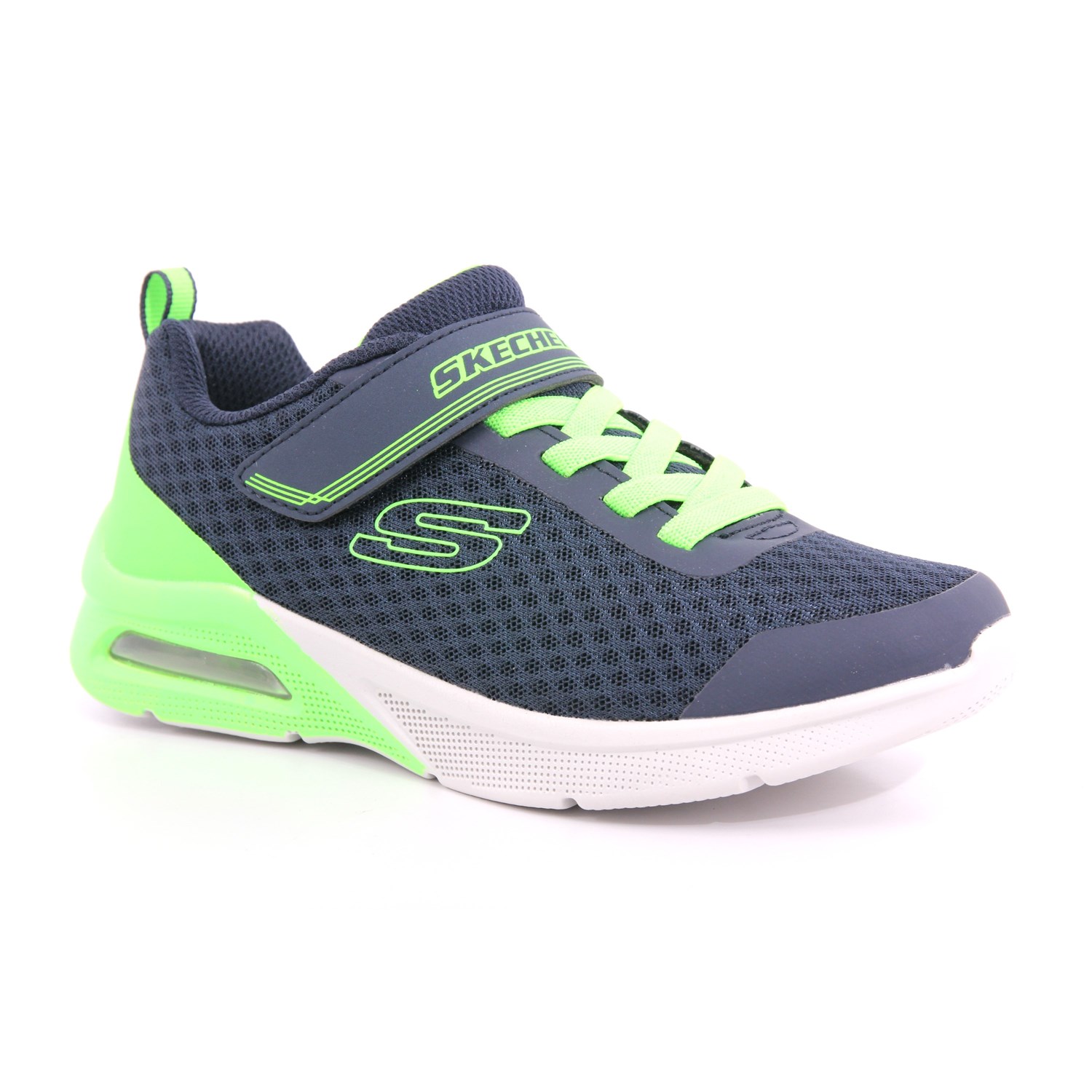 Scarpa Strappi + Elastico Skechers Bambino Verde Scarpa Strappi + Elastico Skechers Bambino Verde Scarpe 228 - 403773L