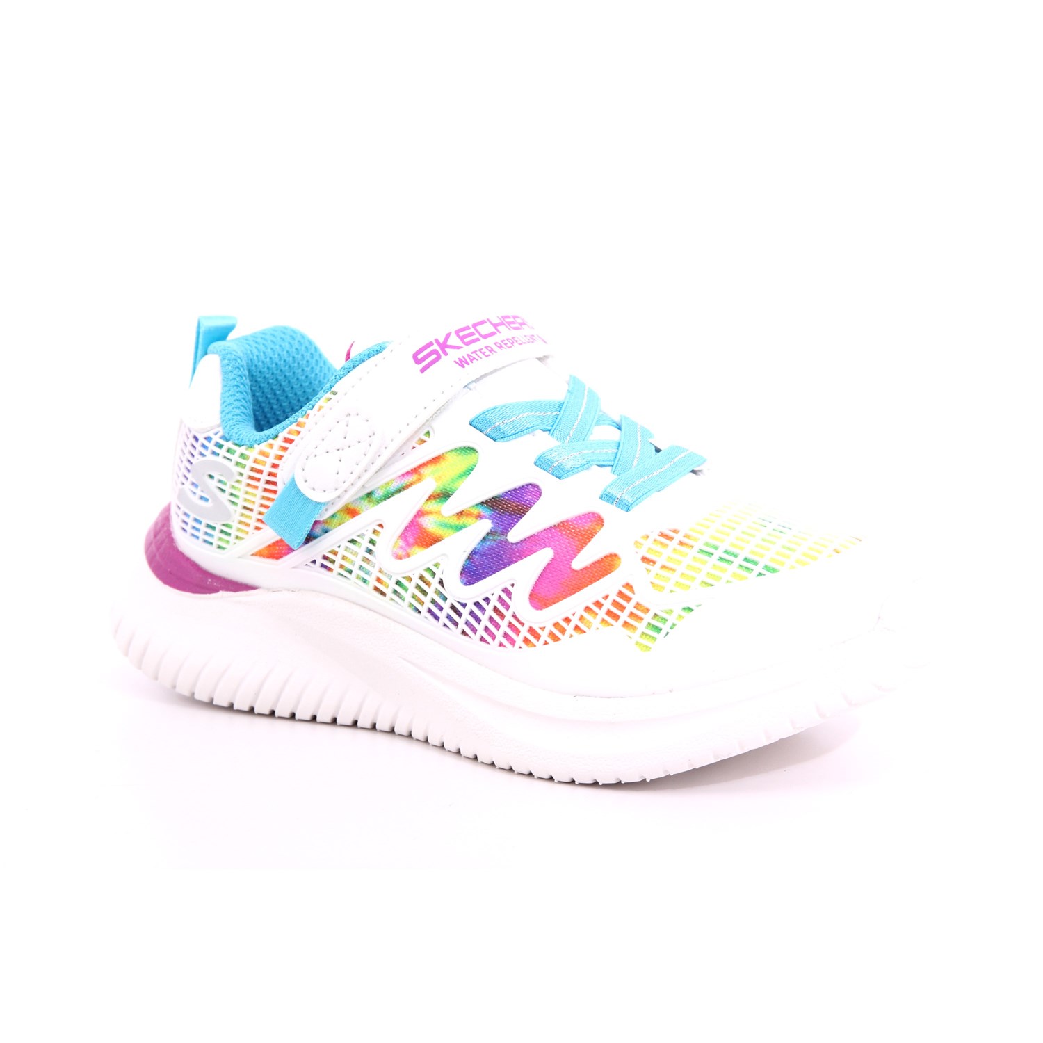 Scarpa Strappi + Elastico Skechers Bambina Bianco Scarpa Strappi + Elastico Skechers Bambina Bianco Scarpe 230 - 302434N