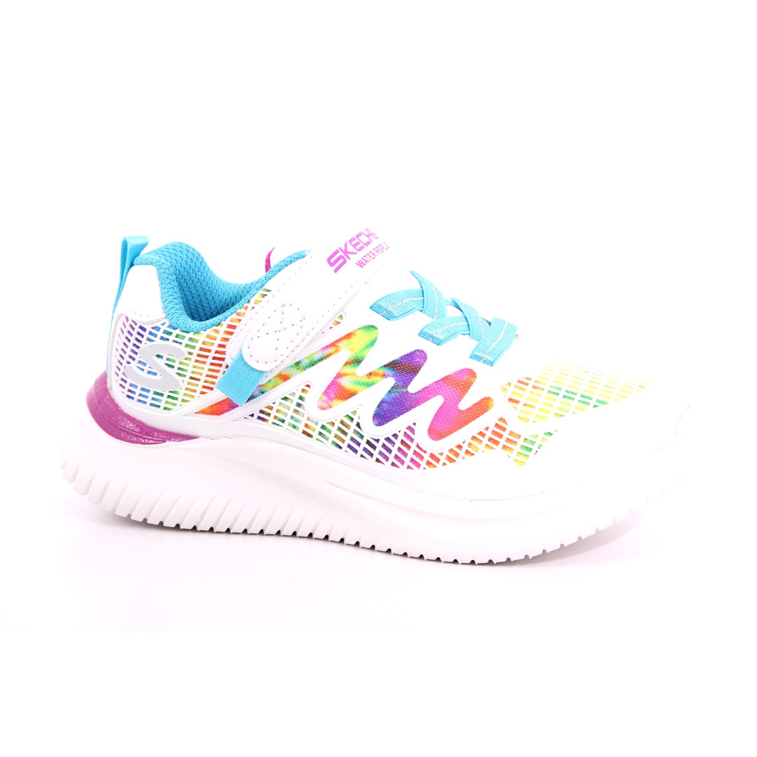 Scarpa Strappi + Elastico Skechers Bambina Bianco Scarpa Strappi + Elastico Skechers Bambina Bianco Scarpe 230 - 302434N