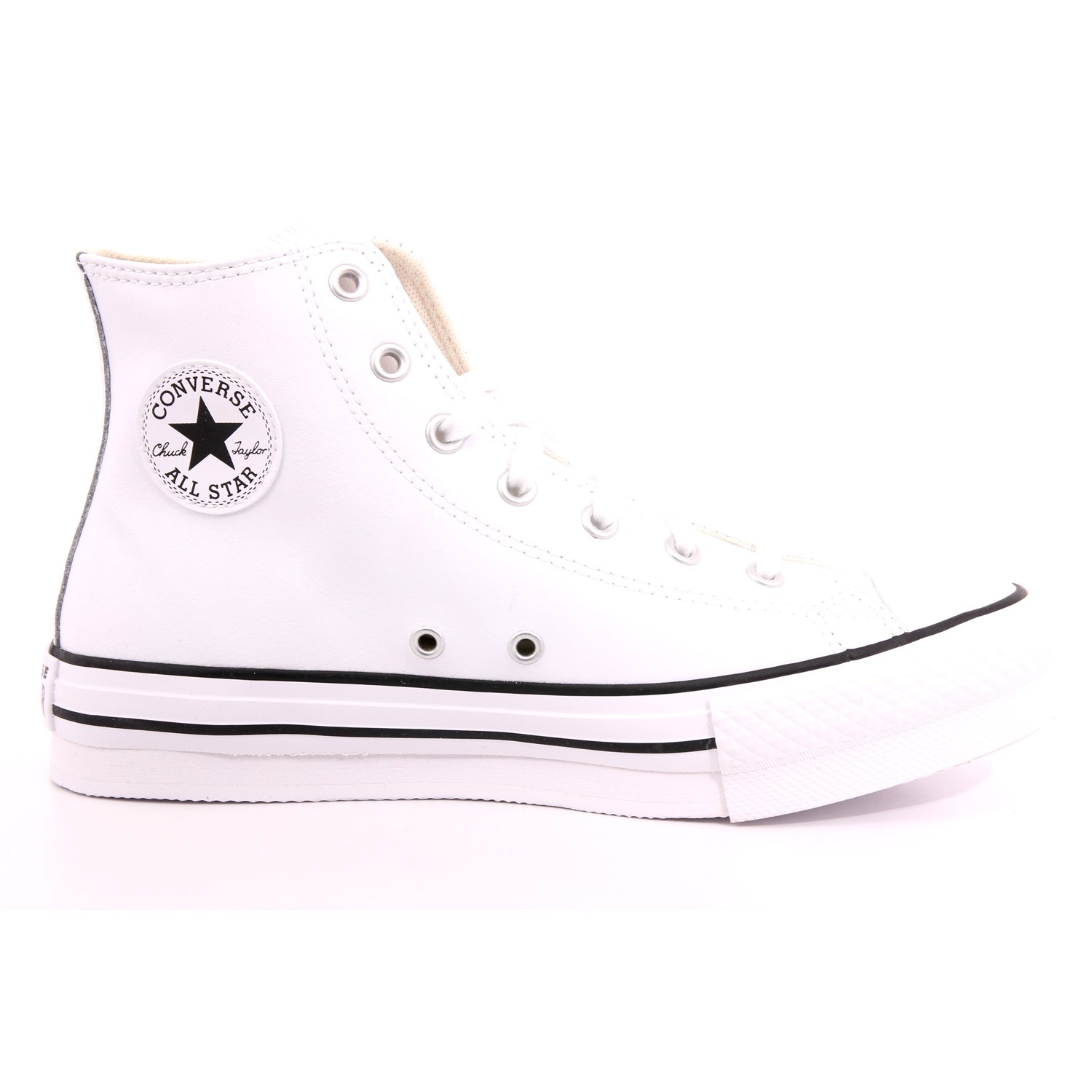 Scarpa Allacciata Converse Bambina Bianco Scarpa Allacciata Converse Bambina Bianco Scarpe 469 - A02486C