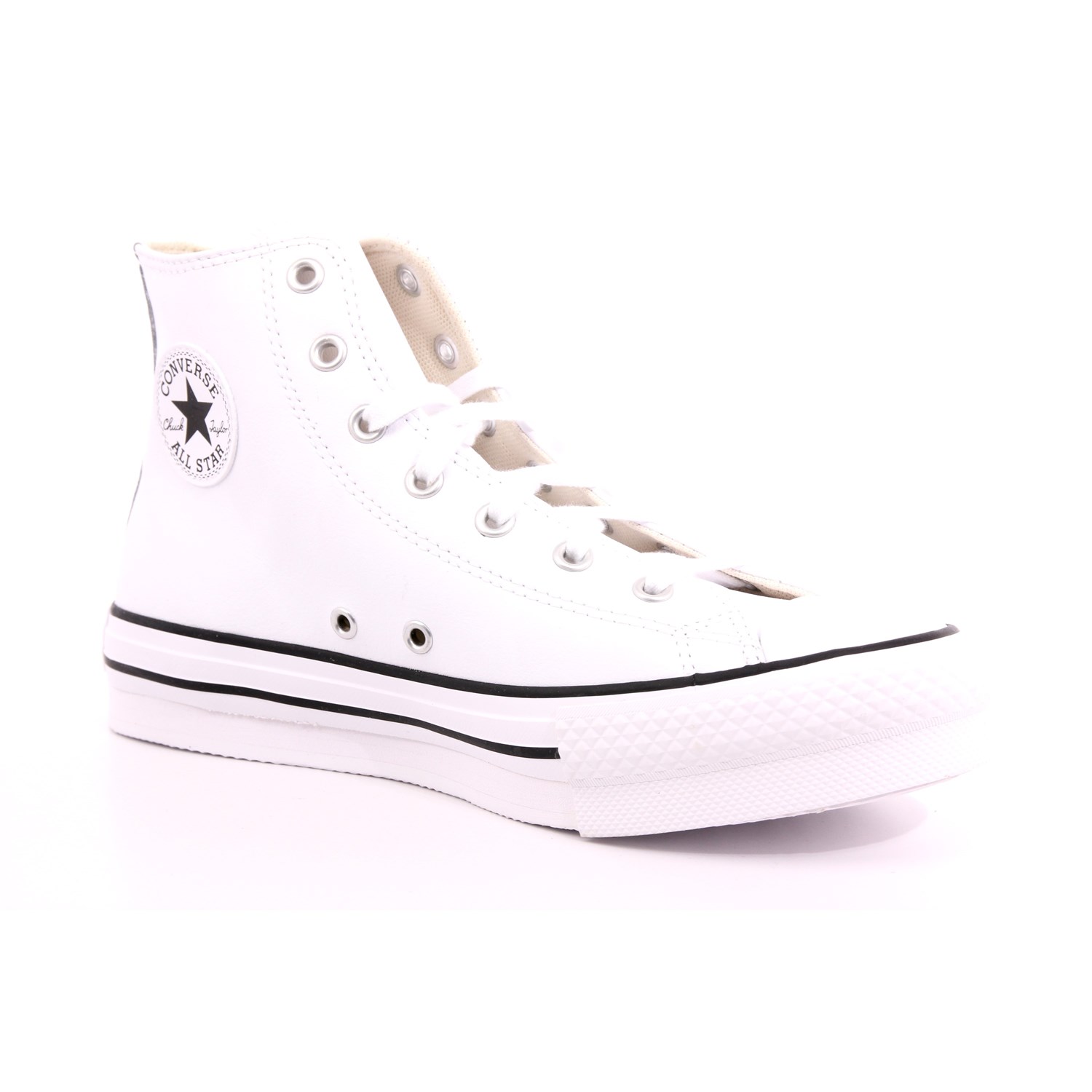 Scarpa Allacciata Converse Bambina Bianco Scarpa Allacciata Converse Bambina Bianco Scarpe 469 - A02486C