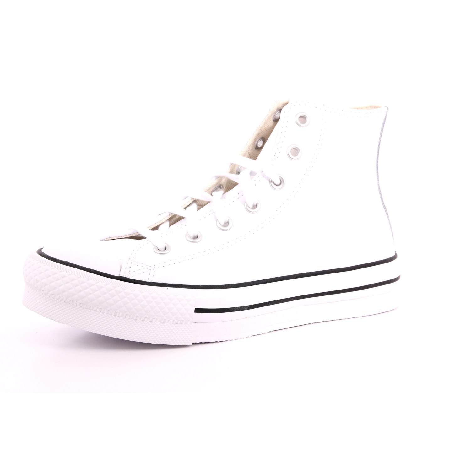 Scarpa Allacciata Converse Bambina Bianco Scarpa Allacciata Converse Bambina Bianco Scarpe 469 - A02486C