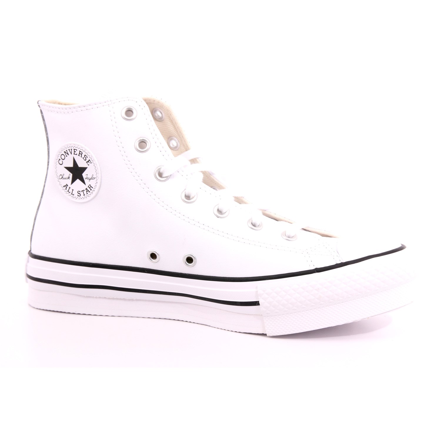 Scarpa Allacciata Converse Bambina Bianco Scarpa Allacciata Converse Bambina Bianco Scarpe 469 - A02486C
